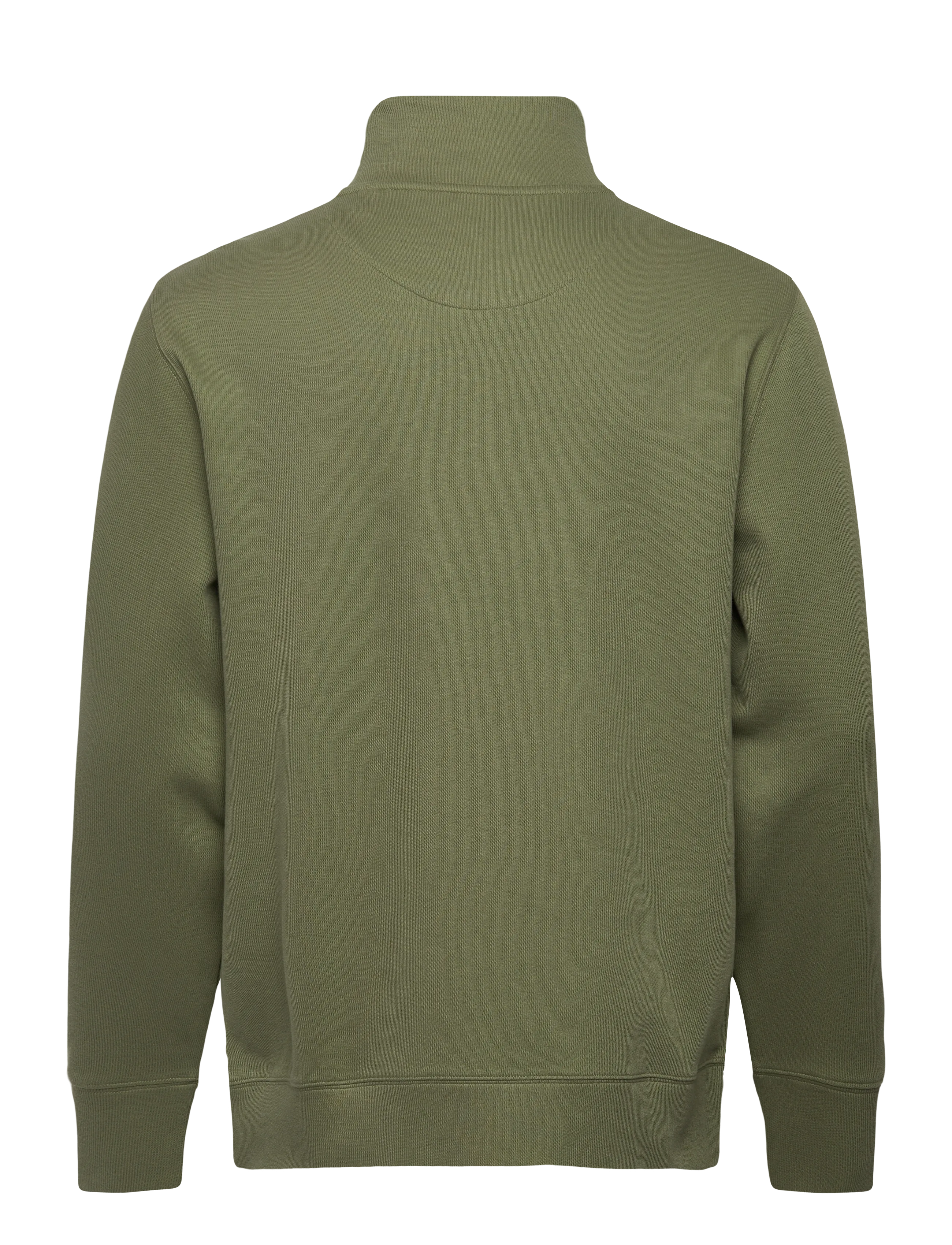 Gant - LIGHT SACKER HALF ZIP - puolivetoketjulliset neuleet - dry herb green - 2