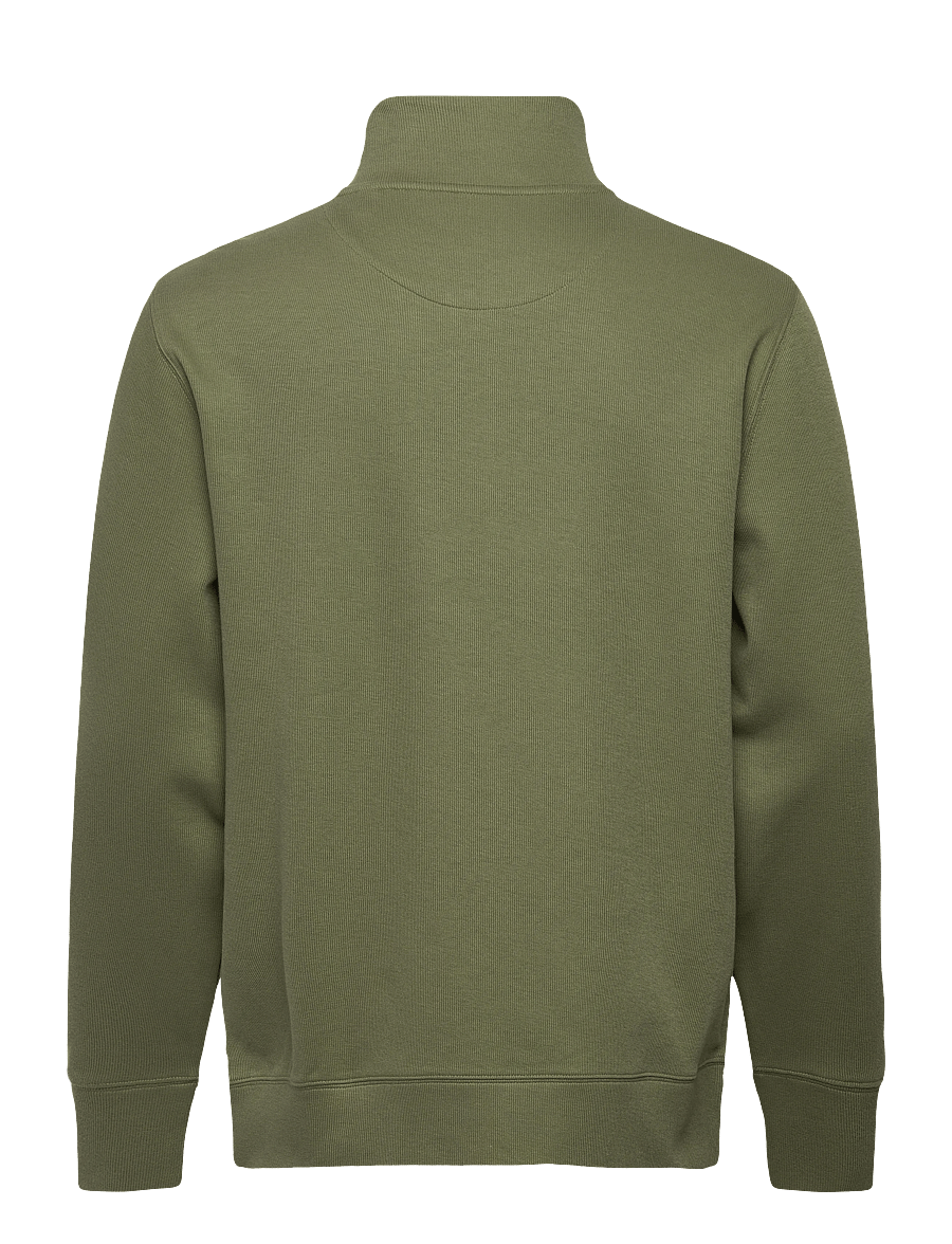 Gant - LIGHT SACKER HALF ZIP - halfzip strik - dry herb green - 2