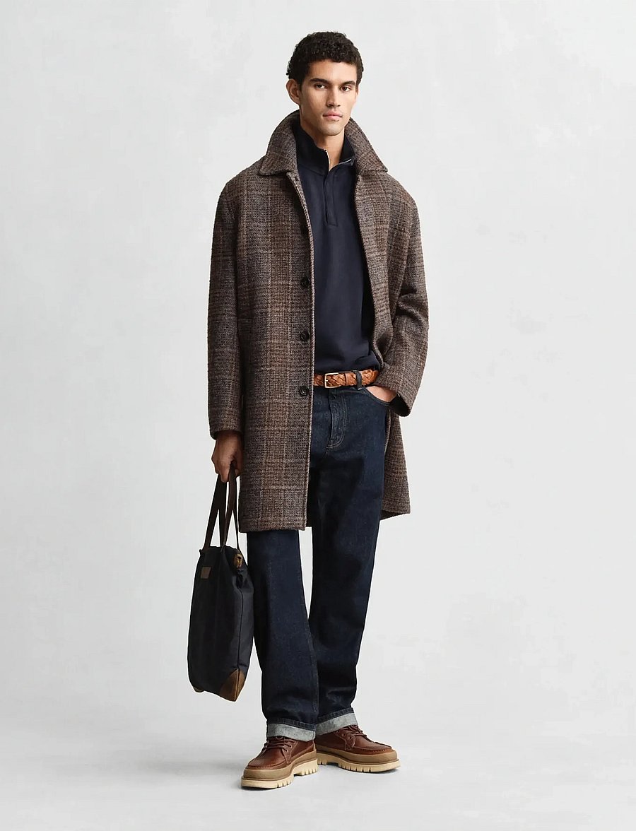Gant - LIGHT SACKER HALF ZIP - half zip-tröjor - evening blue - 4