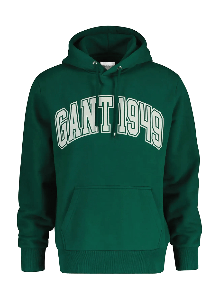 Gant - GRAPHIC HOODIE - sweats à capuche - deep forest green - 0