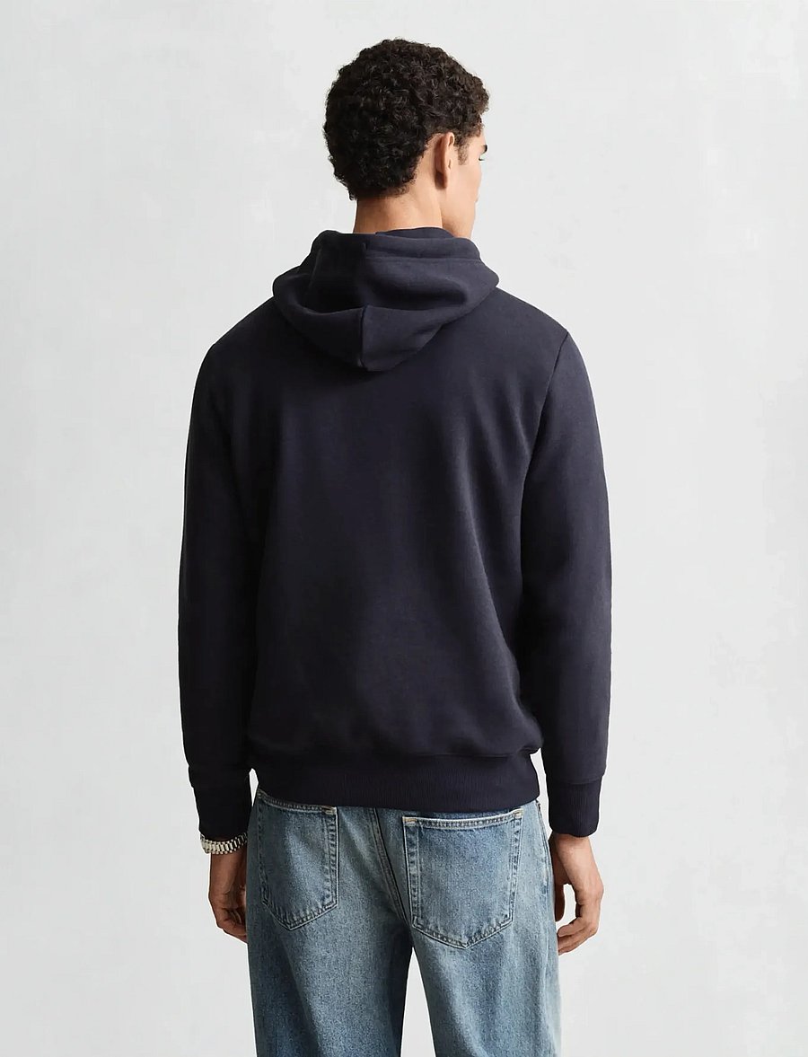 Gant - GRAPHIC HOODIE - hoodies - evening blue - 2