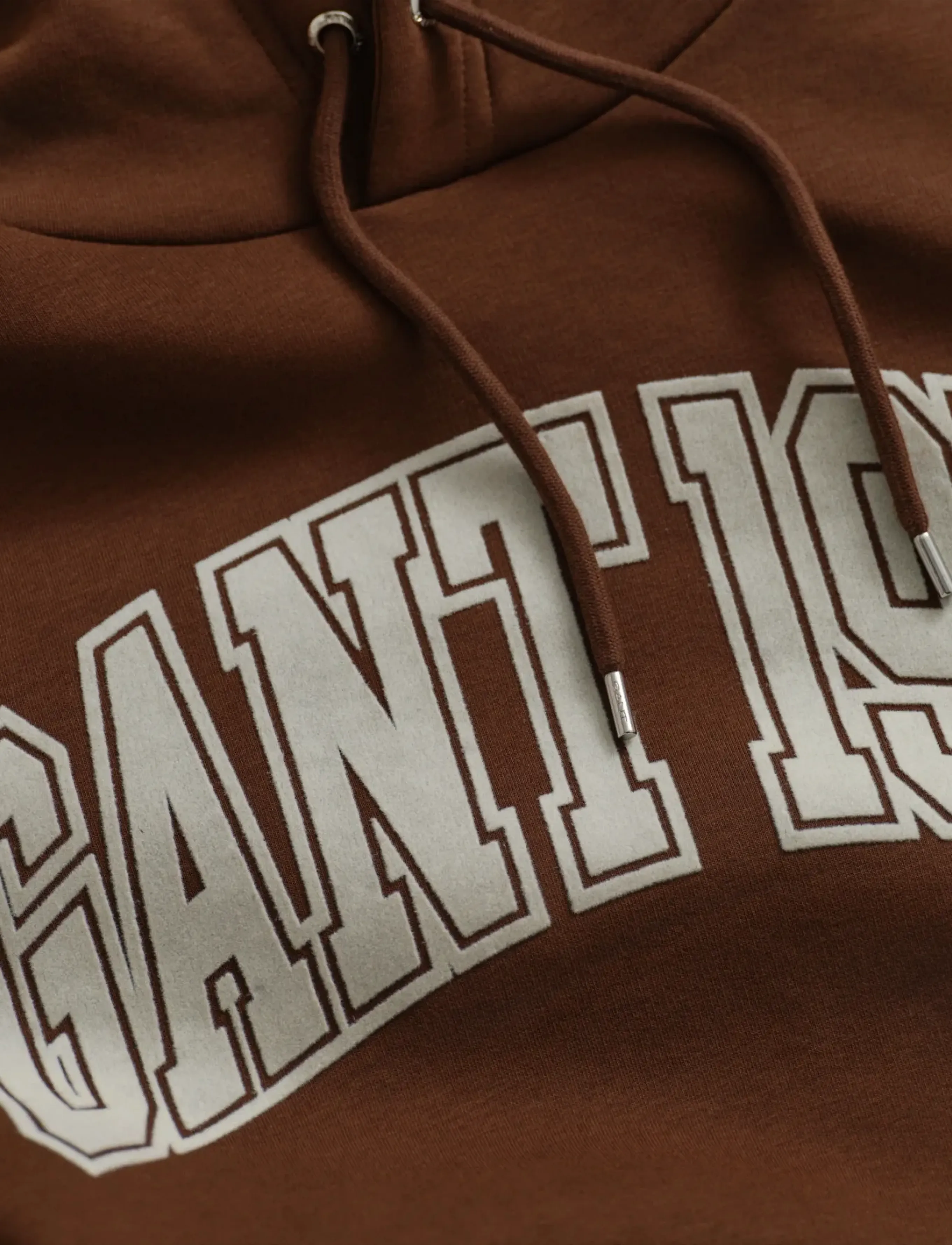 Gant - GRAPHIC HOODIE - hættetrøjer - mahogany brown - 1