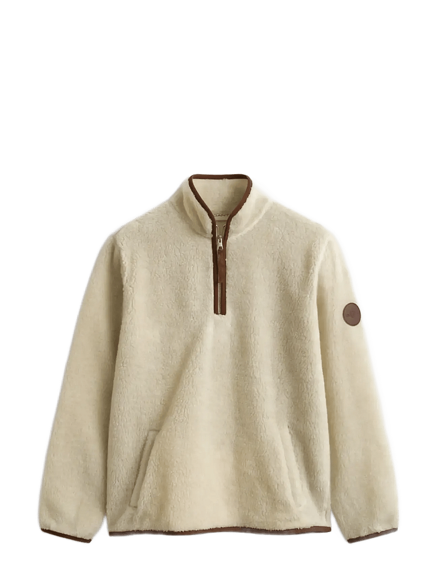 Gant - HALF ZIP FLLEECE - fleece-pullover - cream - 0