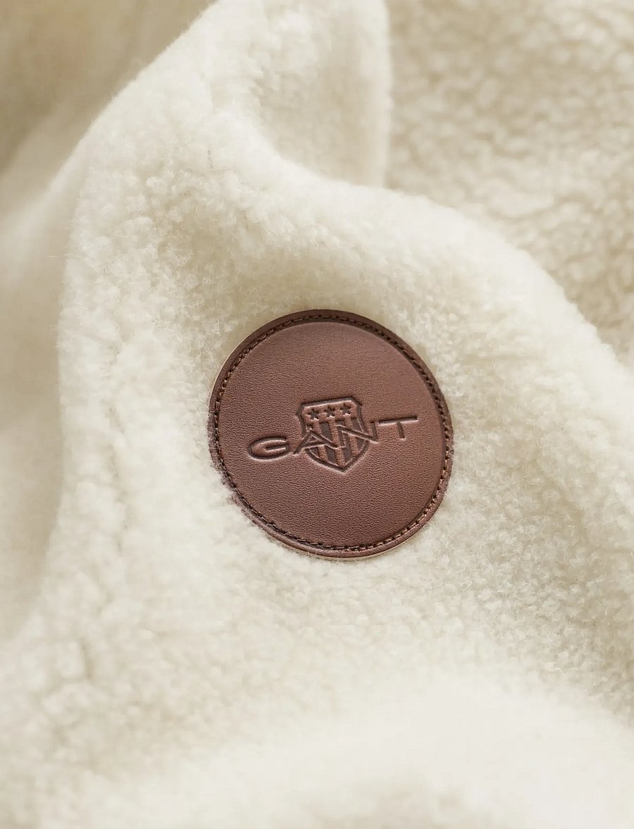 Gant - HALF ZIP FLLEECE - fleece-pullover - cream - 2