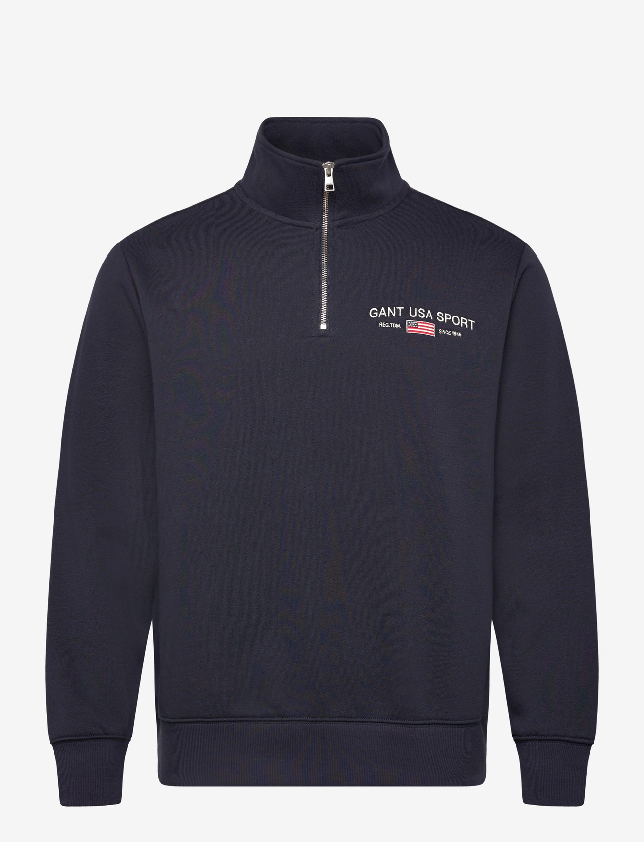 Gant - GRAPHIC HALF ZIP - sweatshirts - evening blue - 1