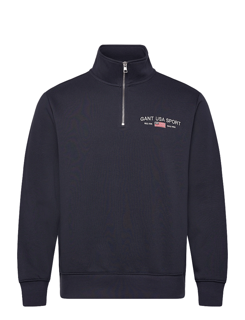 Gant - GRAPHIC HALF ZIP - shop efter anledning - evening blue - 1