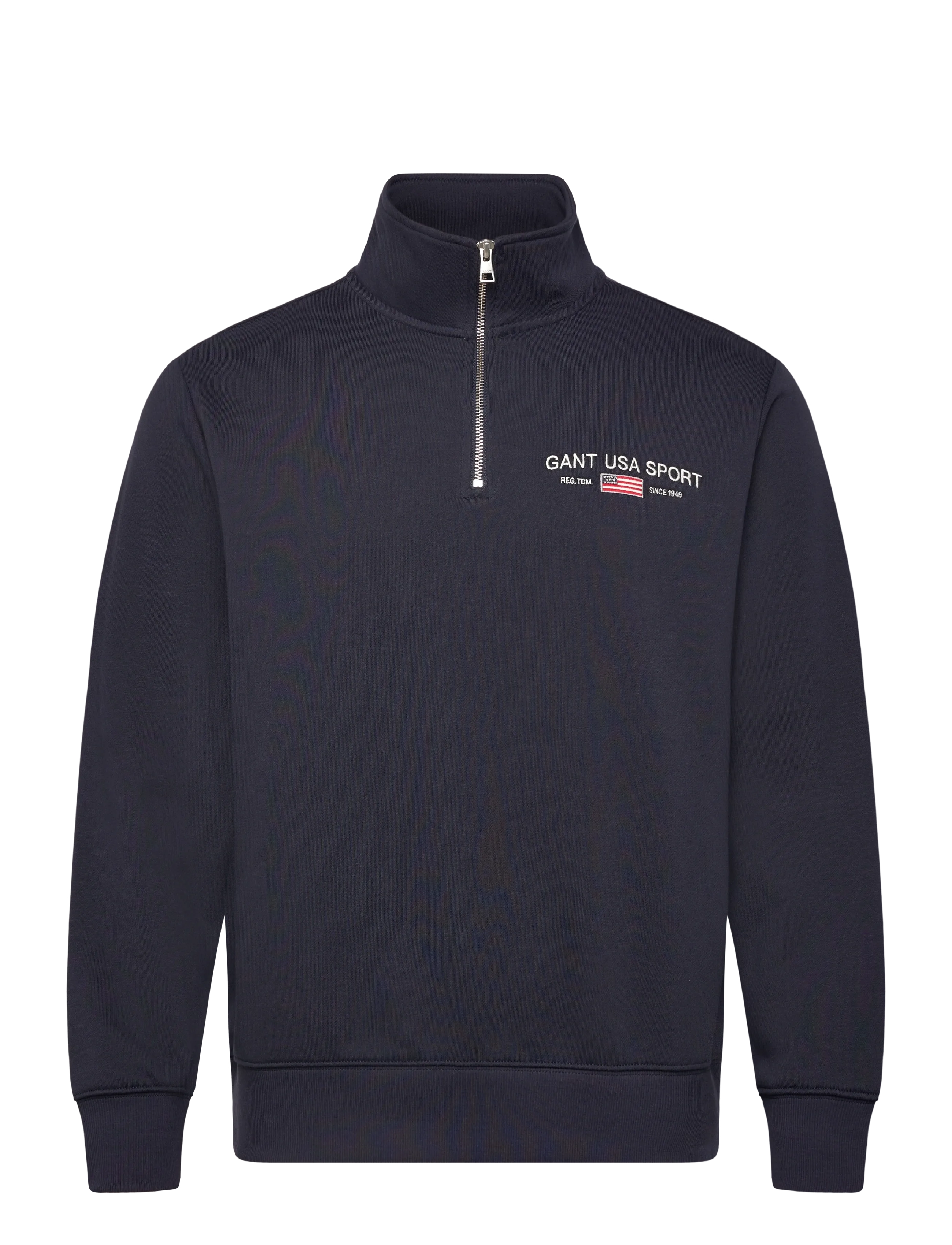 Gant GRAPHIC HALF ZIP - Sweatshirts & hættetrøjer - EVENING BLUE / navy