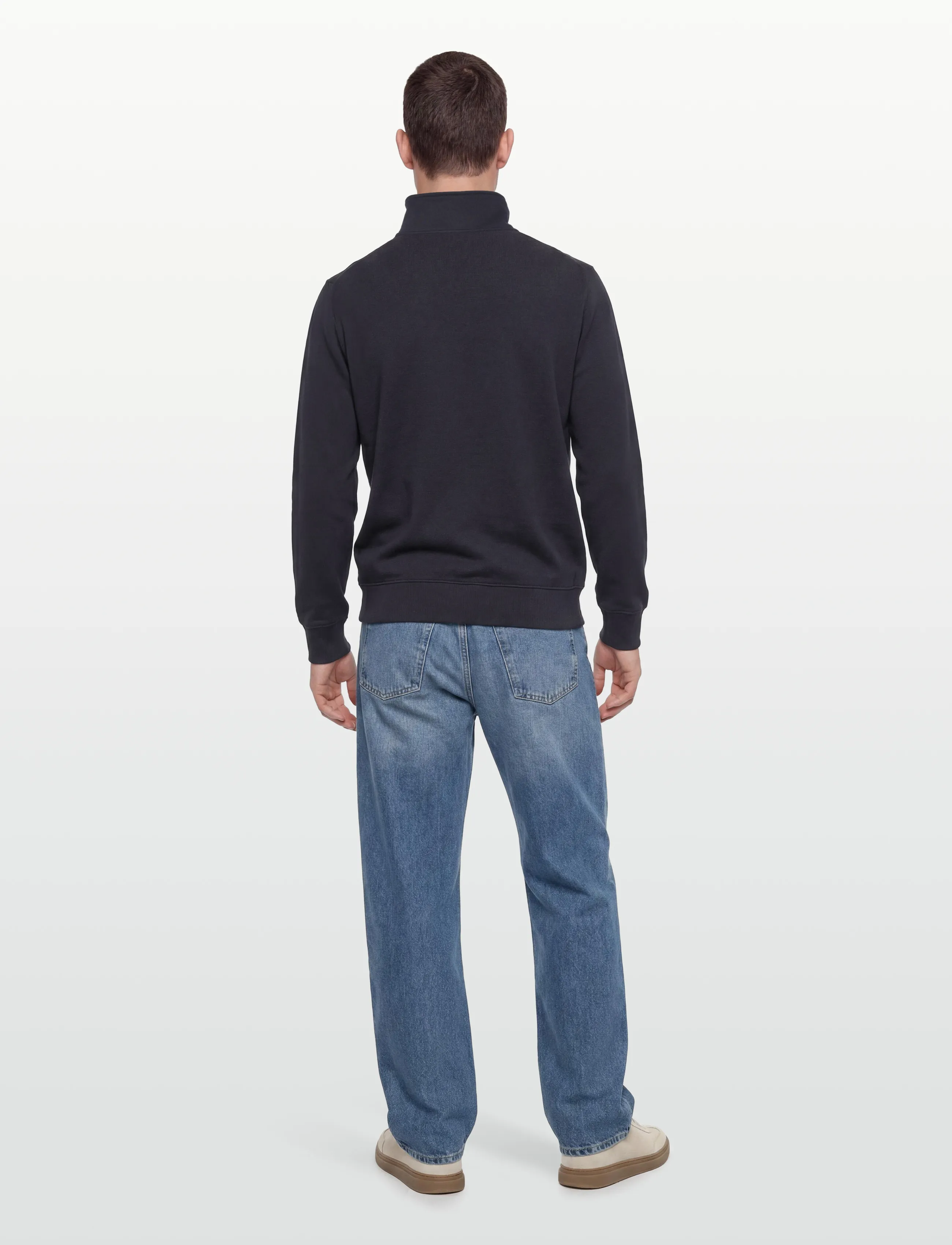 Gant - GRAPHIC HALF ZIP - bluzy - evening blue - 4