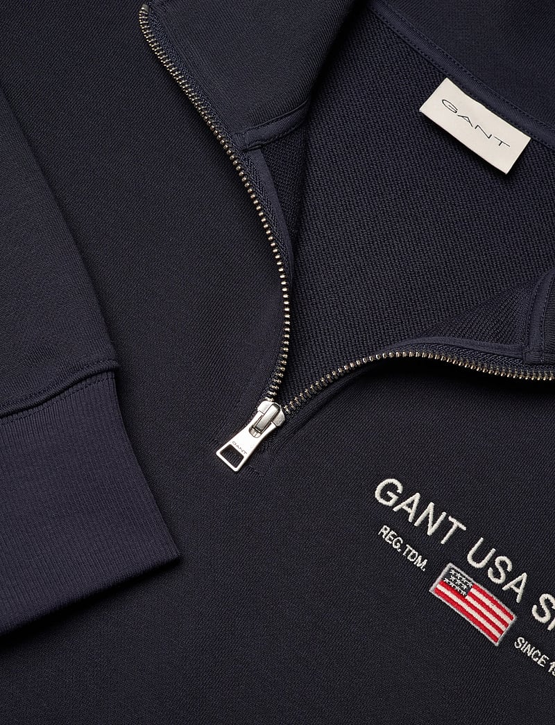 Gant - GRAPHIC HALF ZIP - shop efter anledning - evening blue - 5