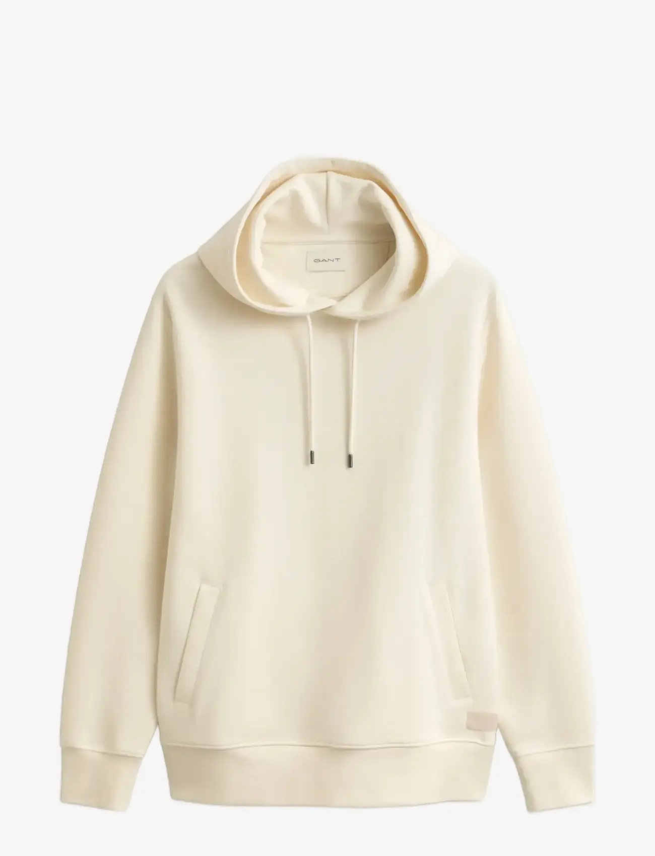 GANT - INTERLOCK HOODIE - hættetrøjer - creamed white - 1