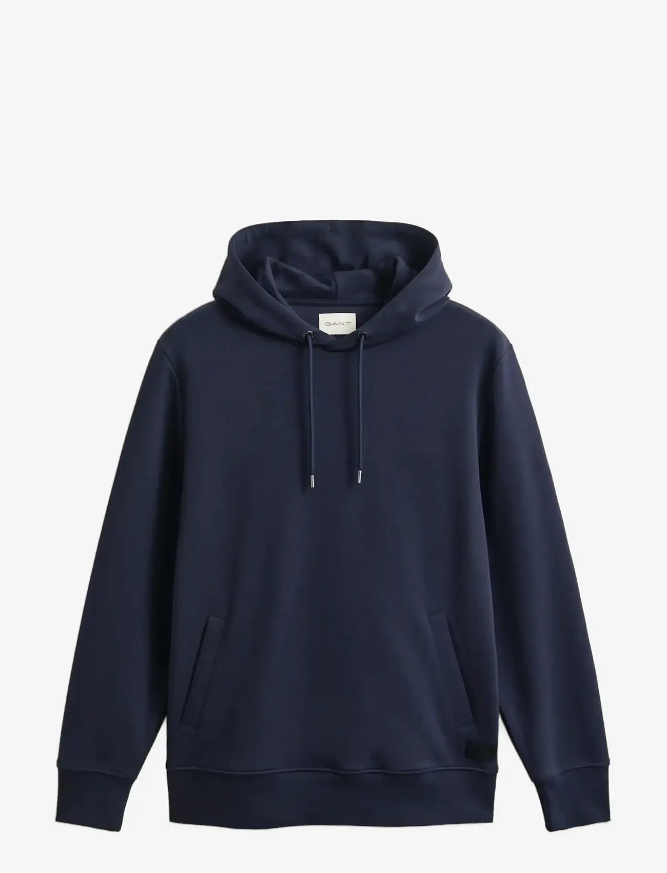 GANT - INTERLOCK HOODIE - kapuutsiga dressipluusid - evening blue - 1