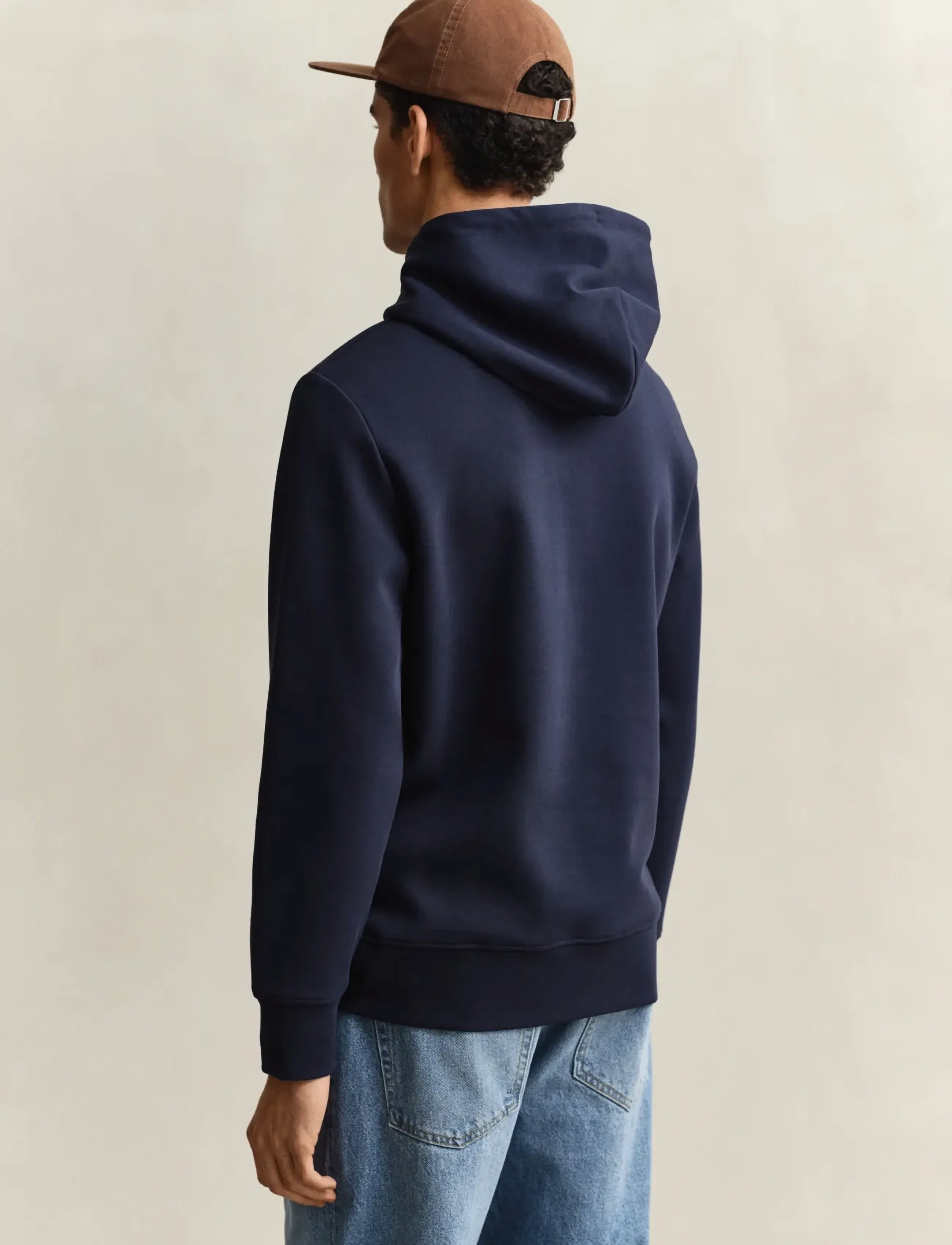 Gant - INTERLOCK HOODIE - hoodies - evening blue - 2