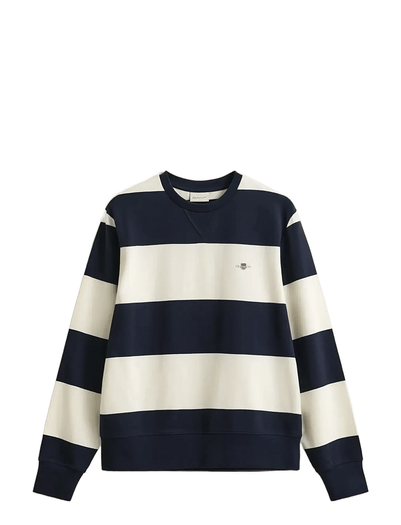 GANT - STRIPED C-NECK - shoppa efter tillfälle - evening blue - 1