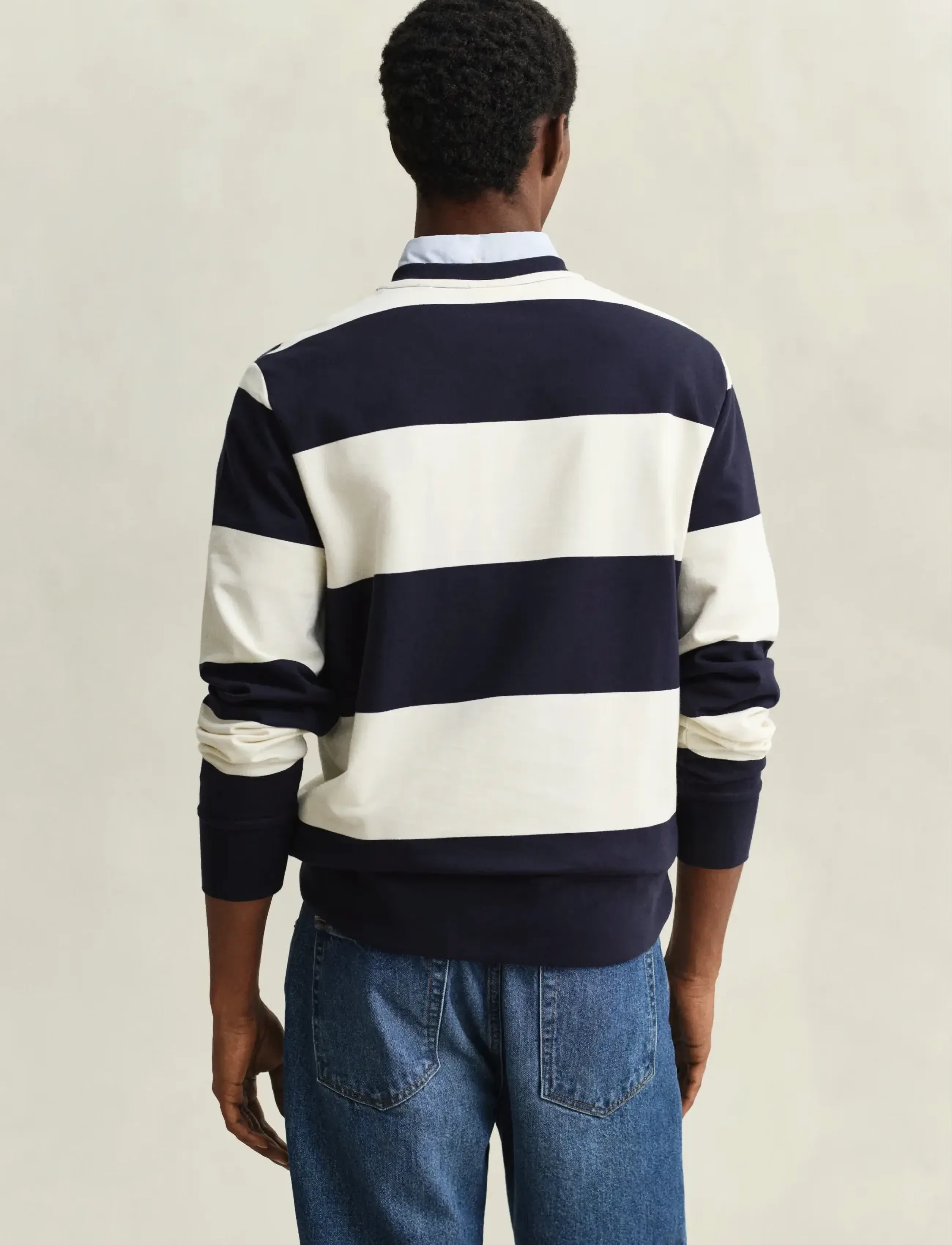 Gant - STRIPED C-NECK - shop efter anledning - evening blue - 2