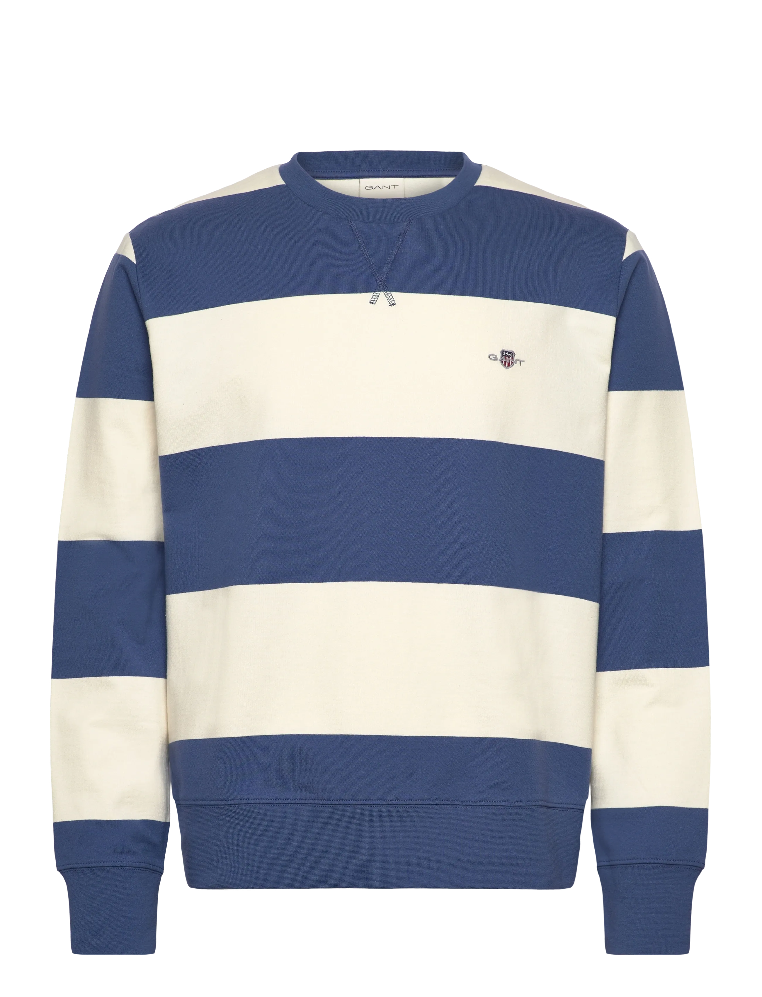 GANT STRIPED C-NECK - Sweatshirts & hættetrøjer - VINTAGE BLUE / blue