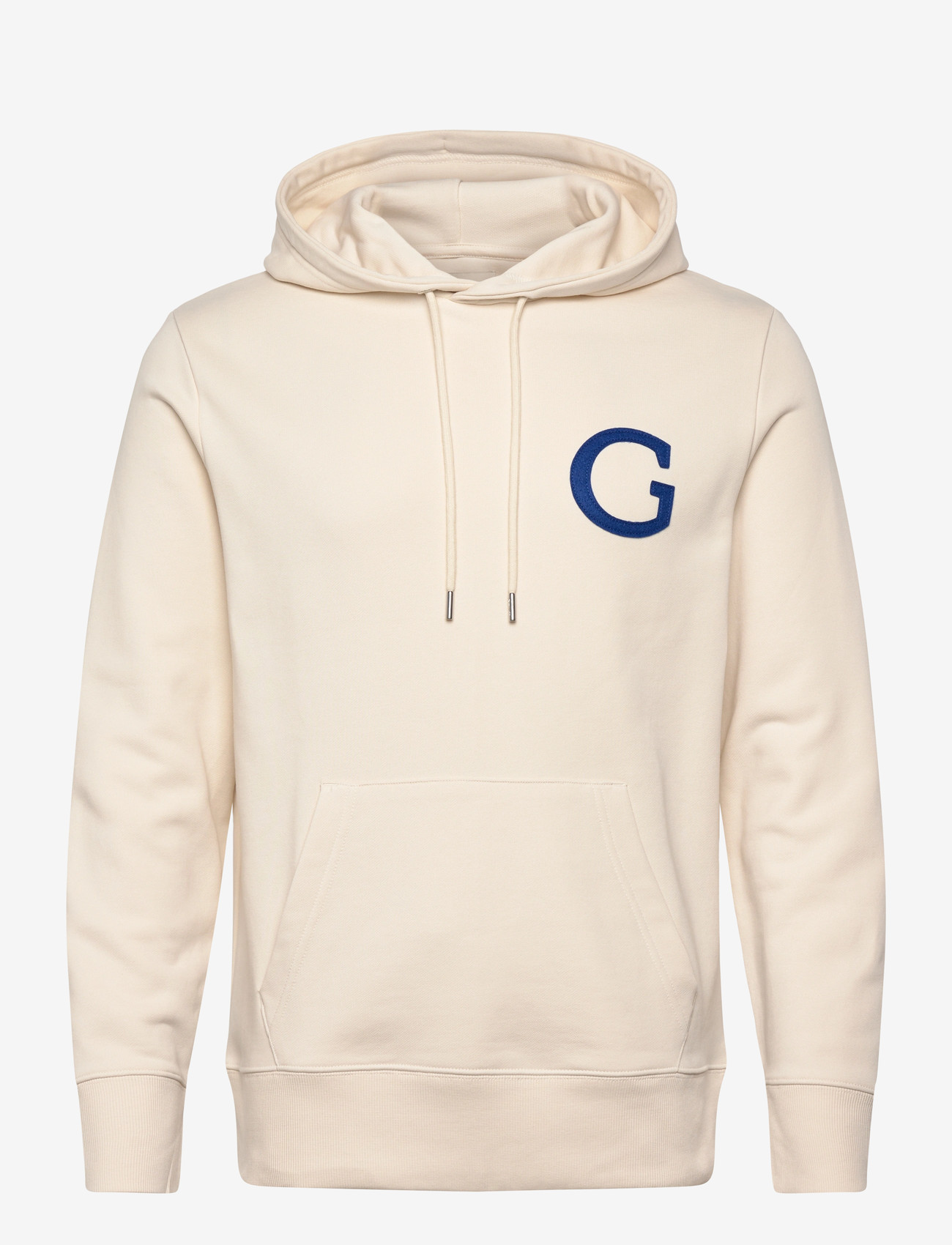 GANT - G BADGE HOODIE - hættetrøjer - cream - 0