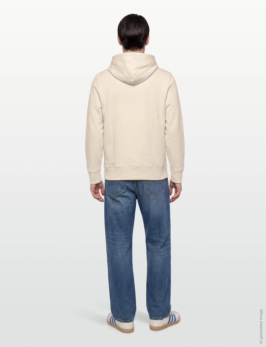 Gant - G BADGE HOODIE - kapuzenpullover - cream - 4