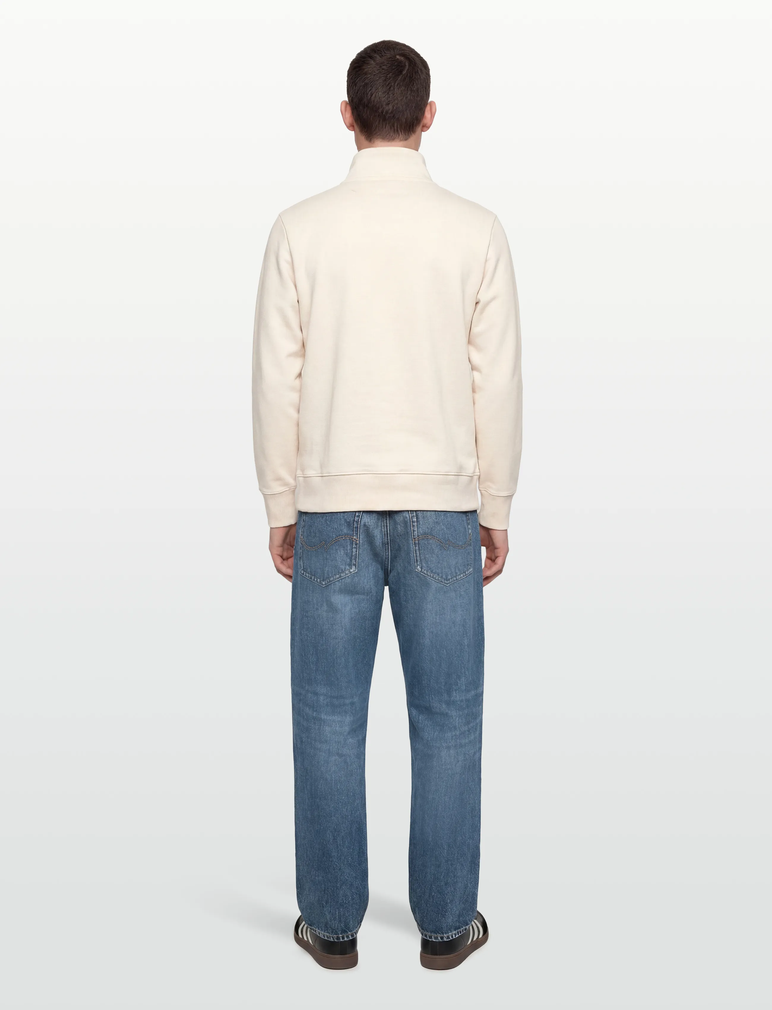Gant - G BADGE HALF ZIP - shoppa efter tillfälle - cream - 4