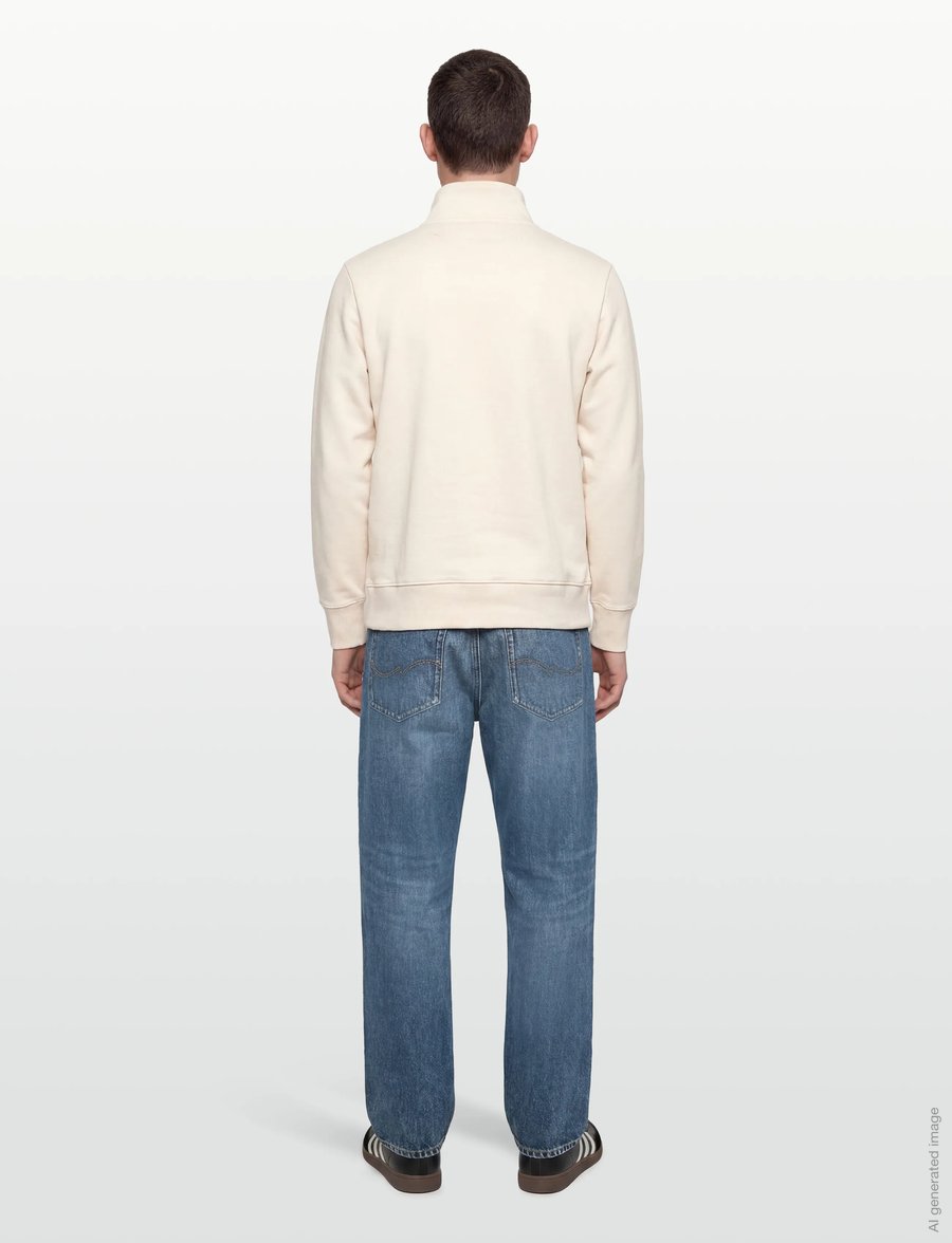 Gant - G BADGE HALF ZIP - shoppa efter tillfälle - cream - 4