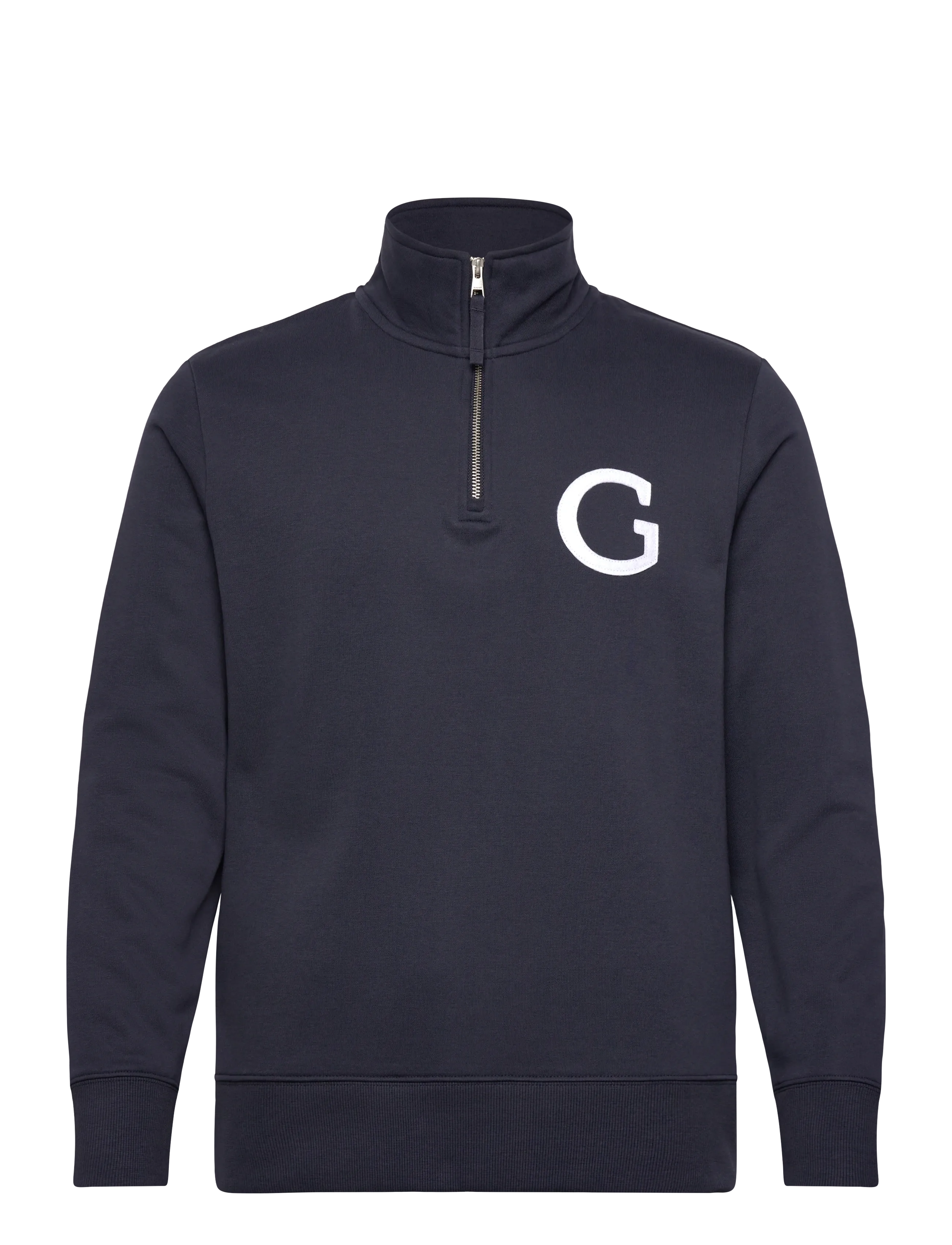 GANT G BADGE HALF ZIP - Kleidung - EVENING BLUE / navy