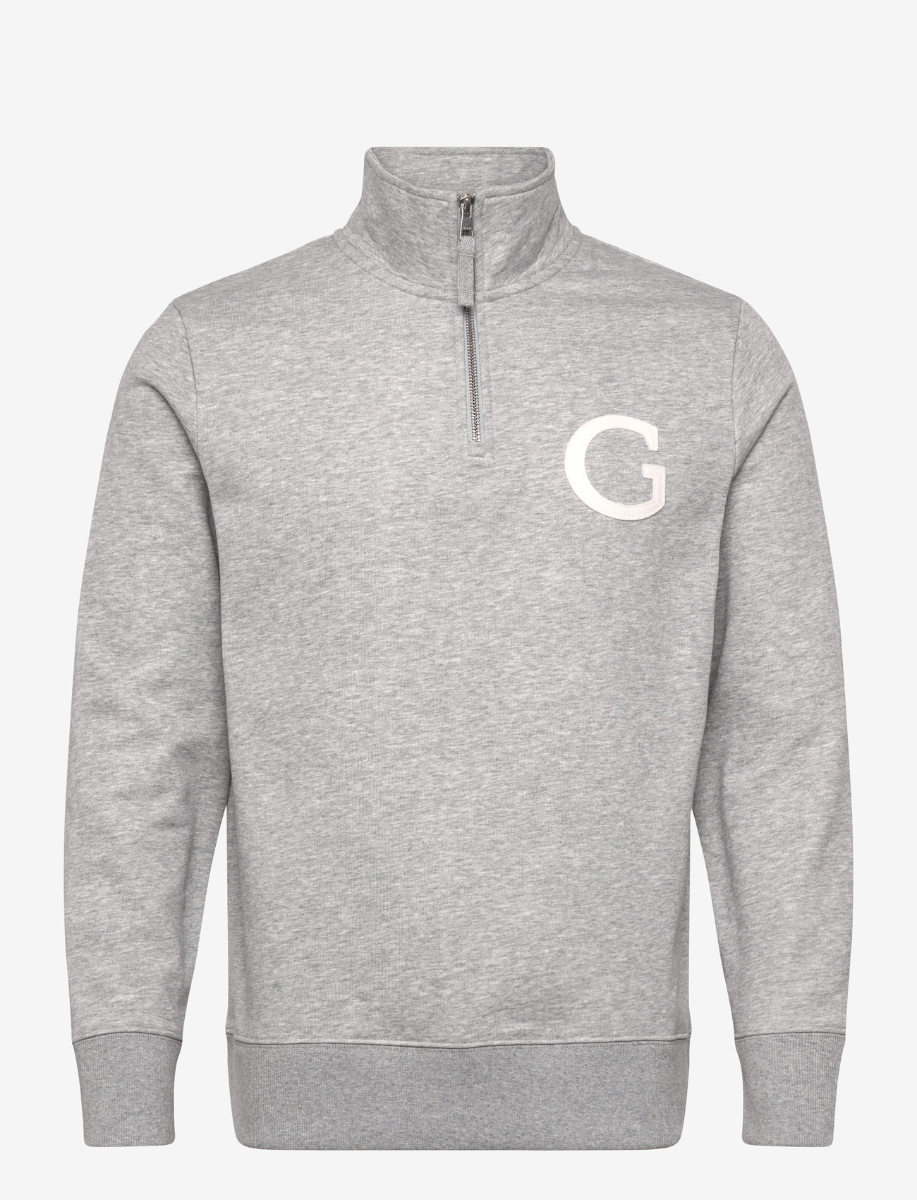 Gant - G BADGE HALF ZIP - nach anlass kaufen - grey melange - 1