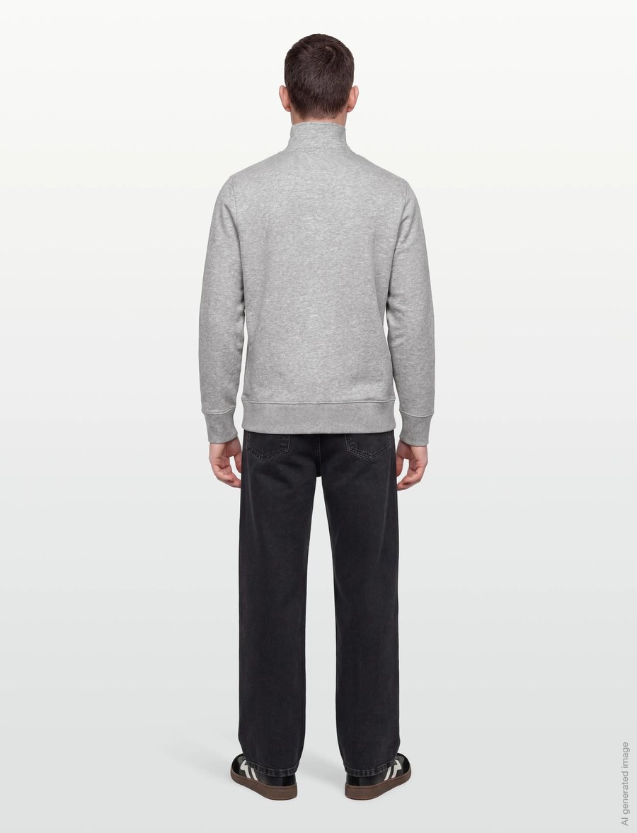Gant - G BADGE HALF ZIP - shop etter anledning - grey melange - 4