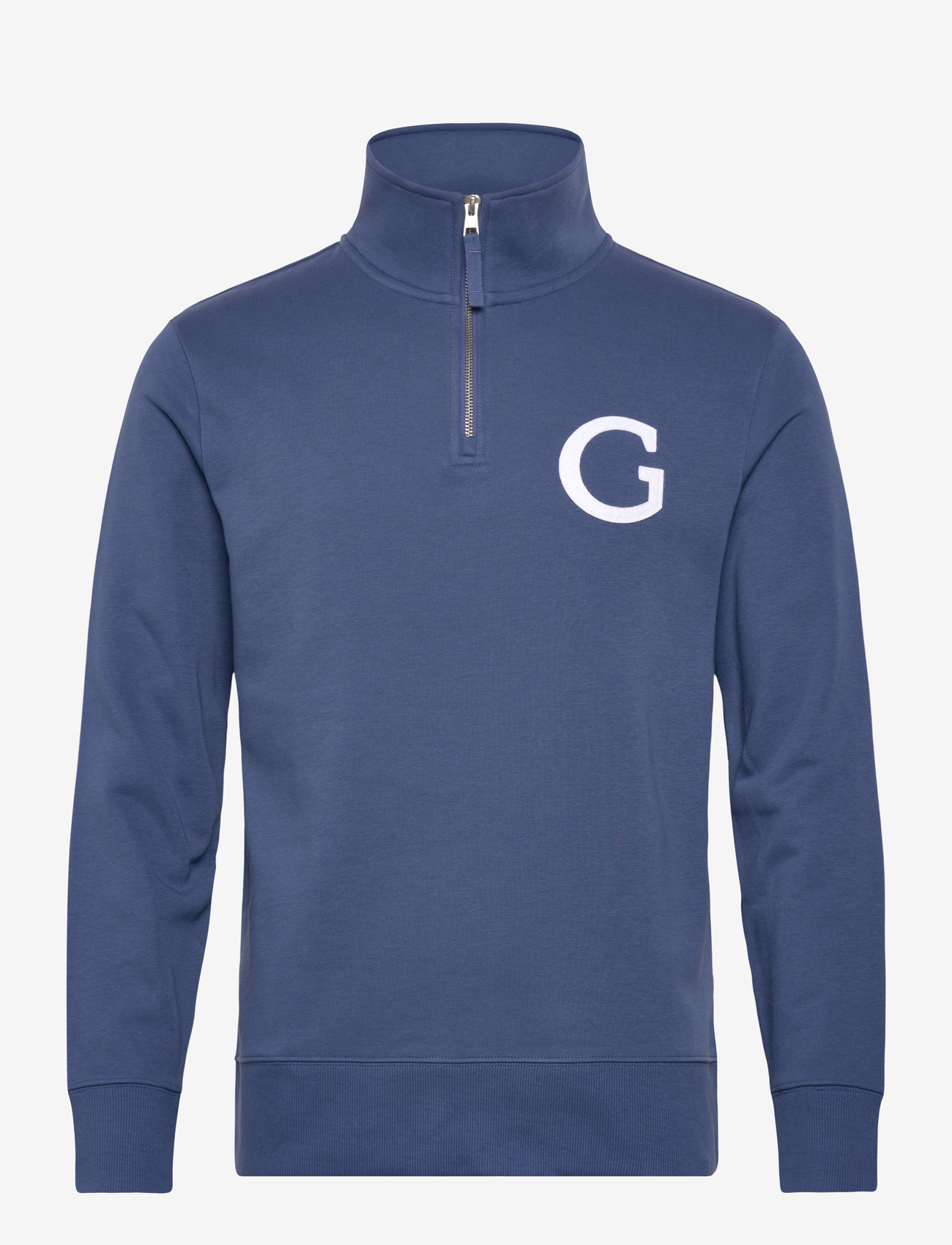 Gant - G BADGE HALF ZIP - shop efter anledning - vintage blue - 1