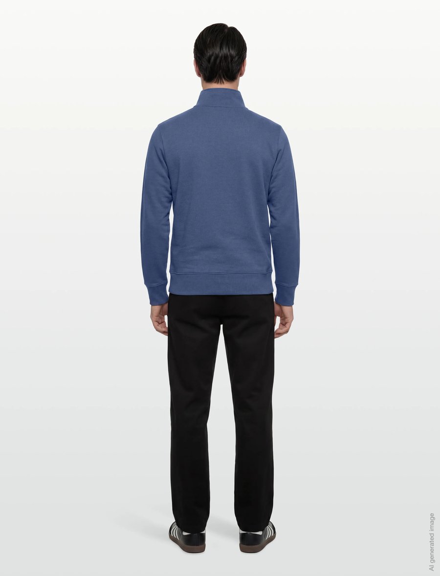 Gant - G BADGE HALF ZIP - shoppa efter tillfälle - vintage blue - 4