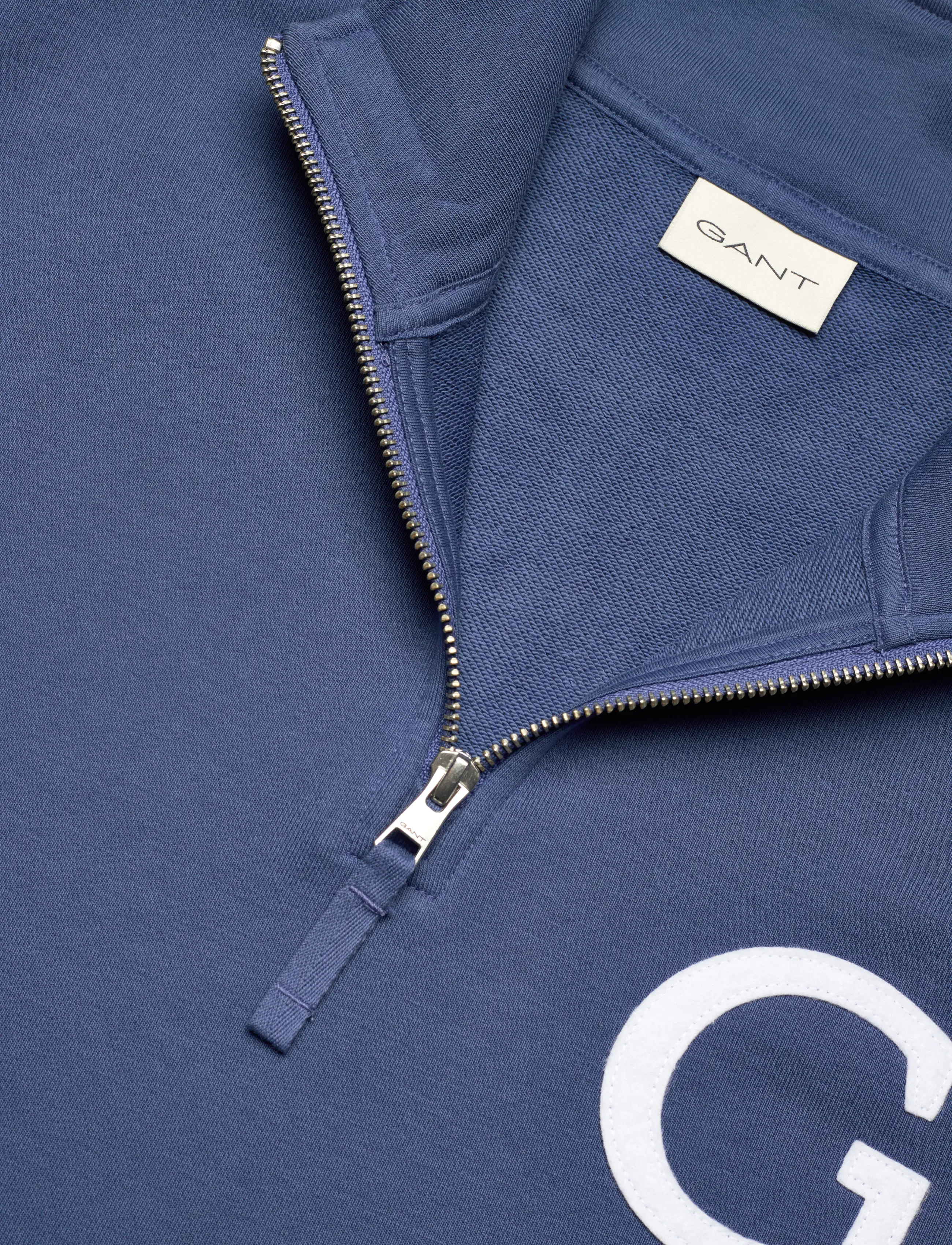 Gant - G BADGE HALF ZIP - shoppa efter tillfälle - vintage blue - 5