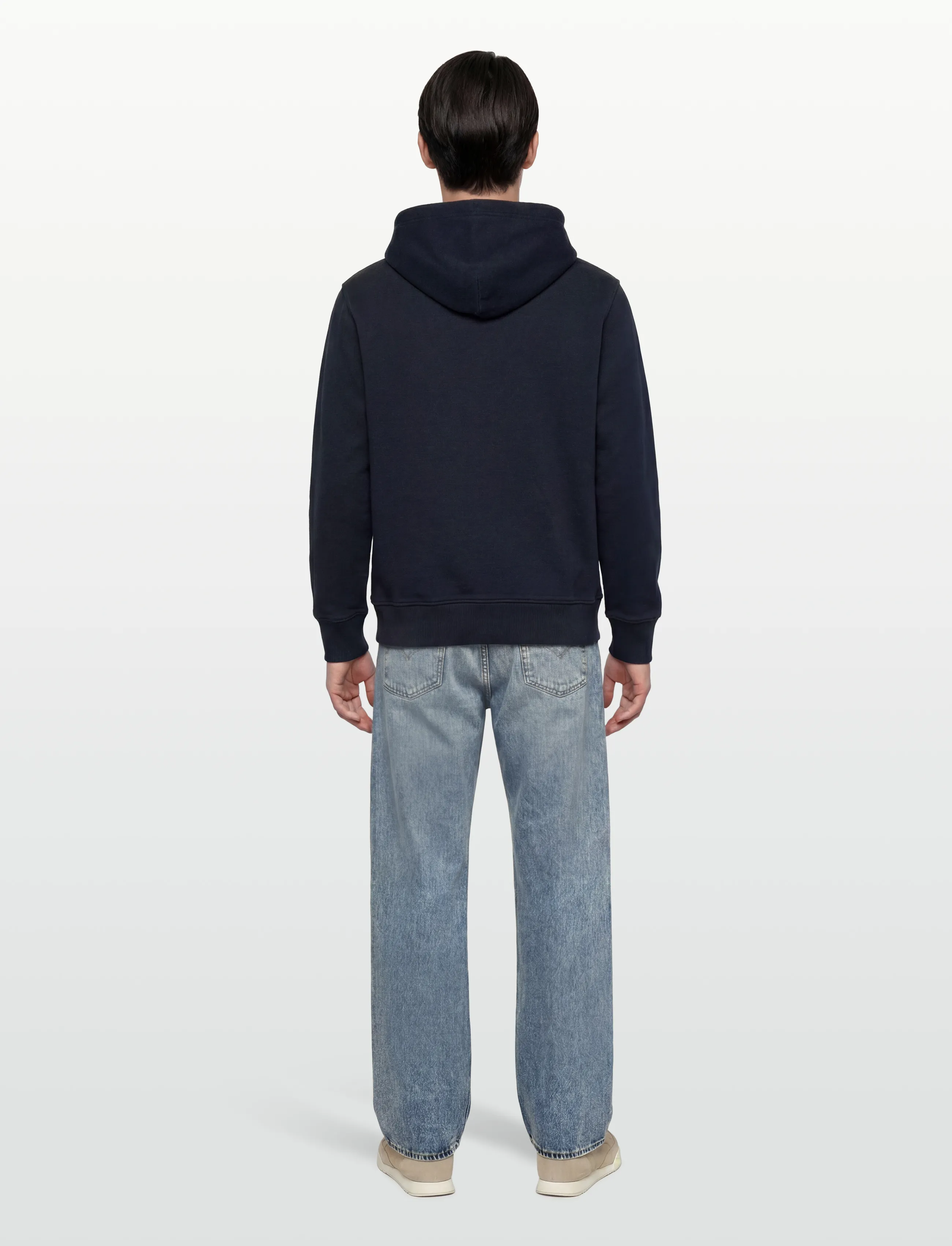 Gant - SMALL GRAPHIC HOODIE - hættetrøjer - evening blue - 4