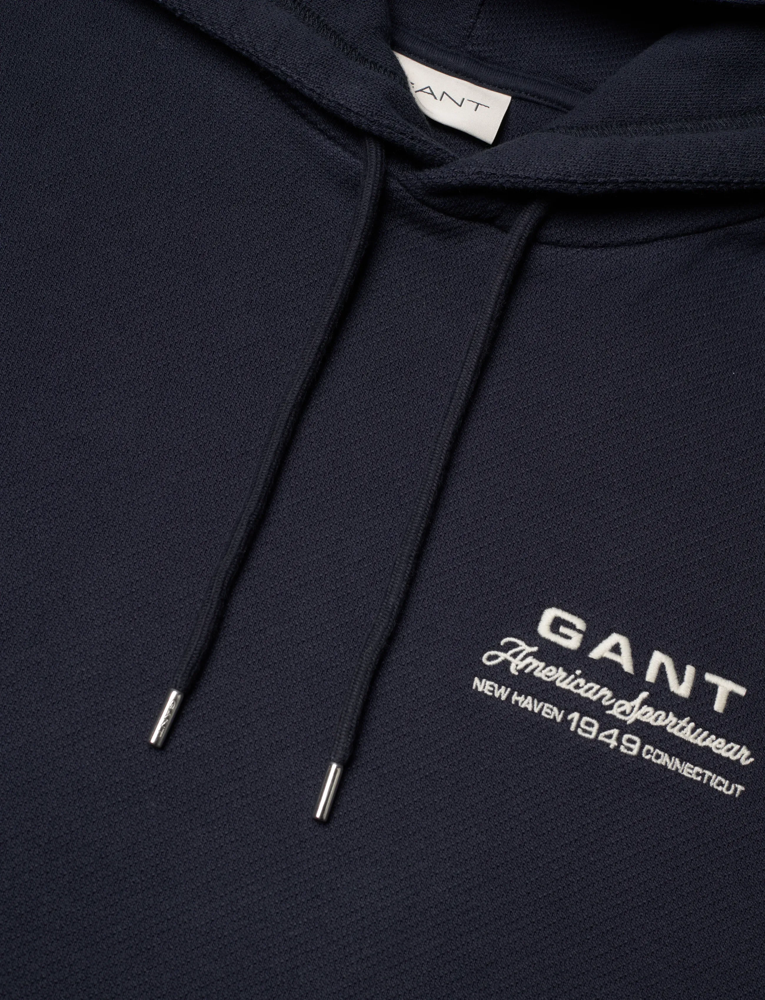 Gant - SMALL GRAPHIC HOODIE - hættetrøjer - evening blue - 5