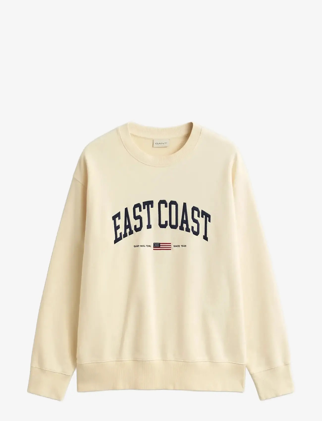 Gant - SPRAY GRAPHIC C-NECK - shop efter anledning - cream - 1