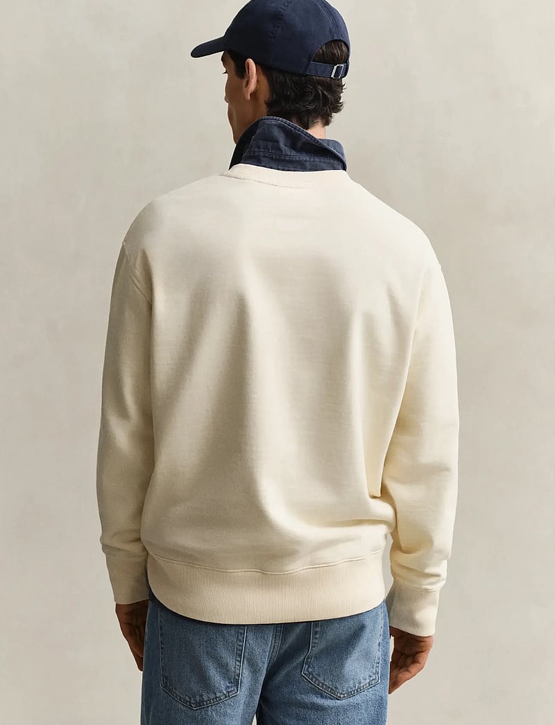 Gant - SPRAY GRAPHIC C-NECK - shop efter anledning - cream - 2