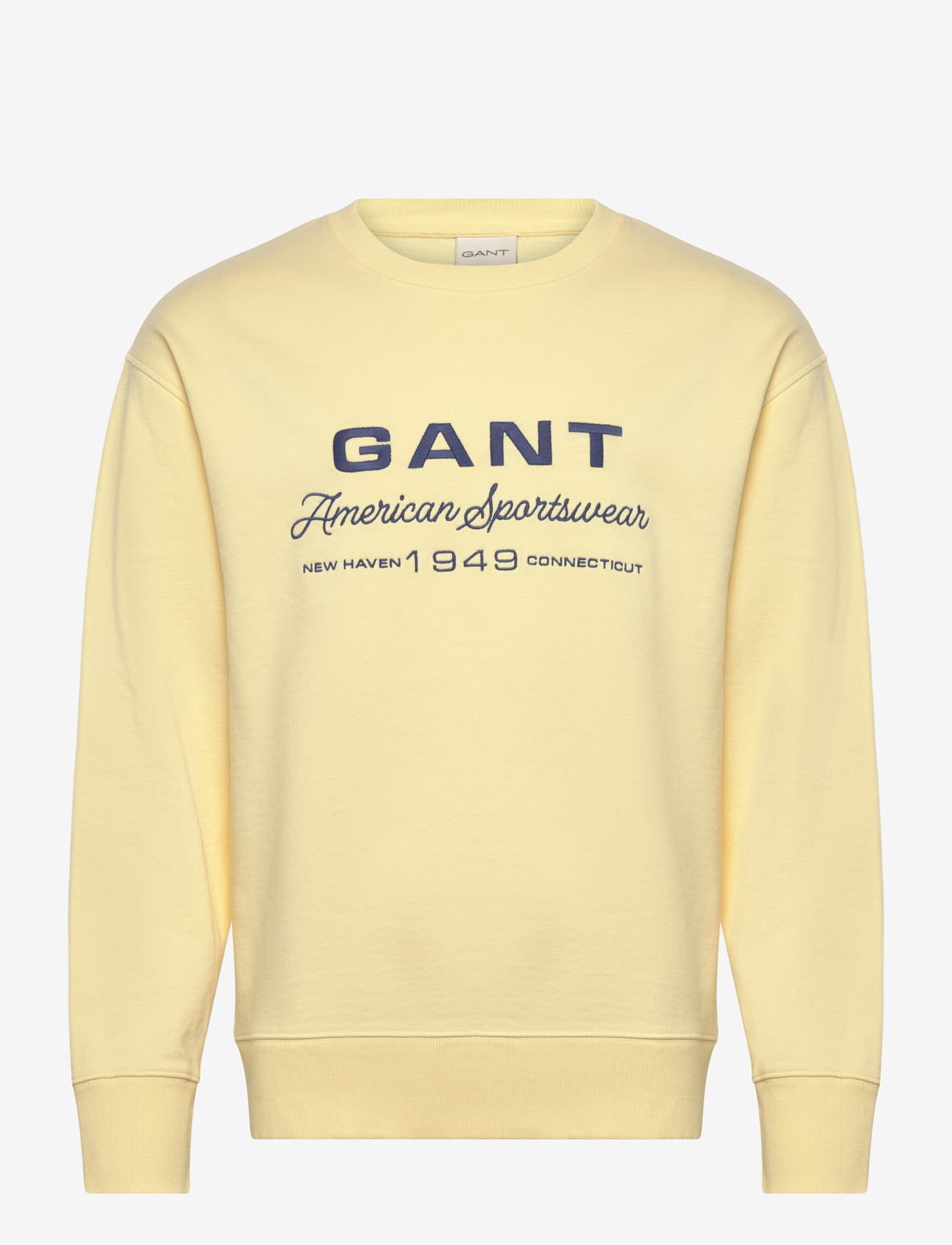 Gant - SPRAY GRAPHIC C-NECK - nach anlass kaufen - vanilla yellow - 1