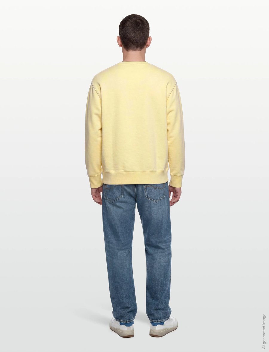 Gant - SPRAY GRAPHIC C-NECK - shop efter anledning - vanilla yellow - 4