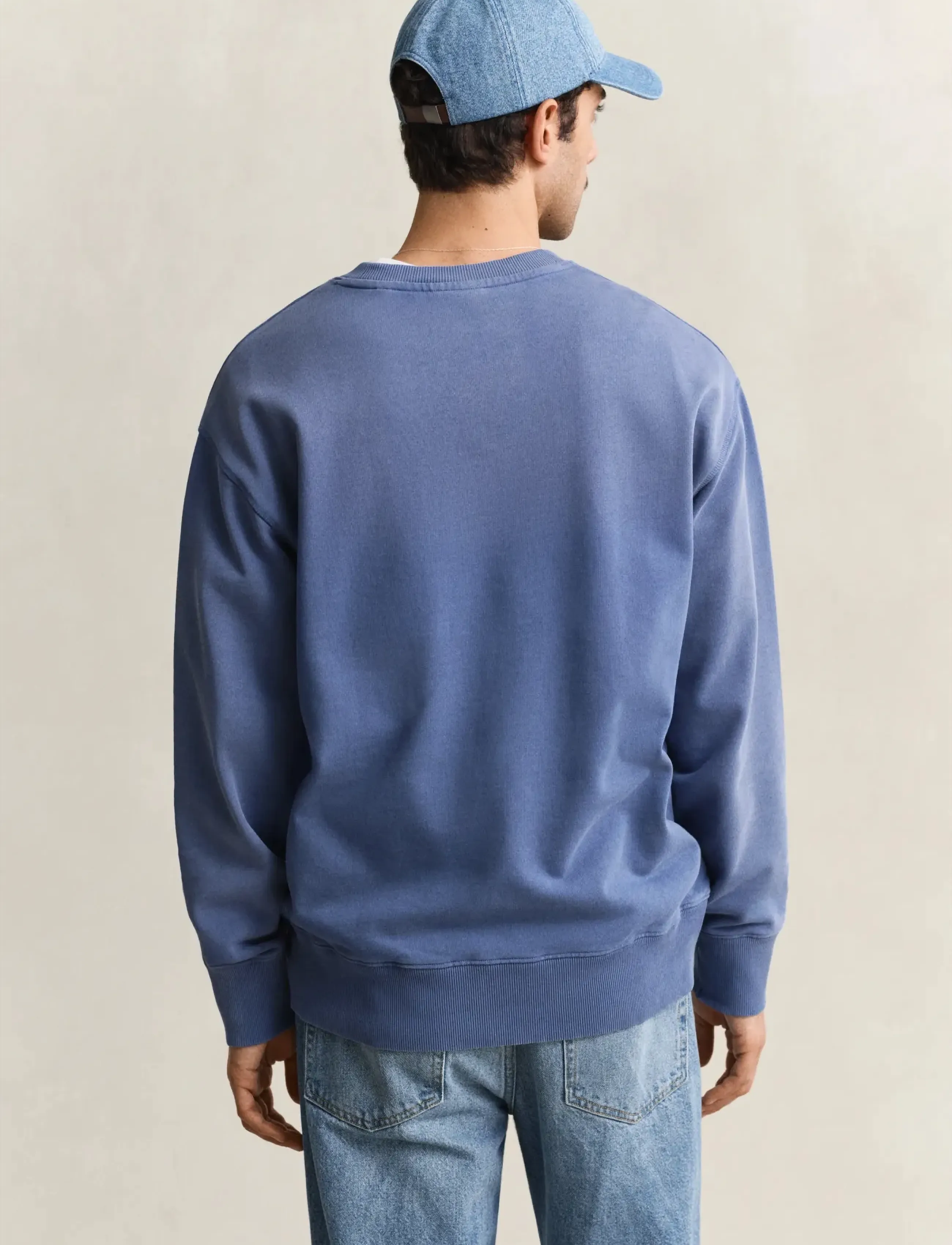 Gant - SPRAY GRAPHIC C-NECK - shop by occasion - vintage blue - 2