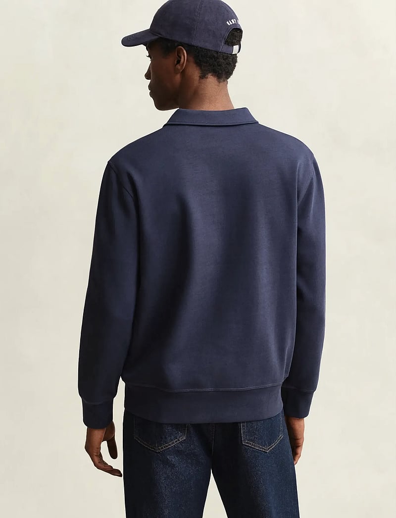 Gant - PONTE DI ROMA HALFZIP - halfzip strik - evening blue - 2