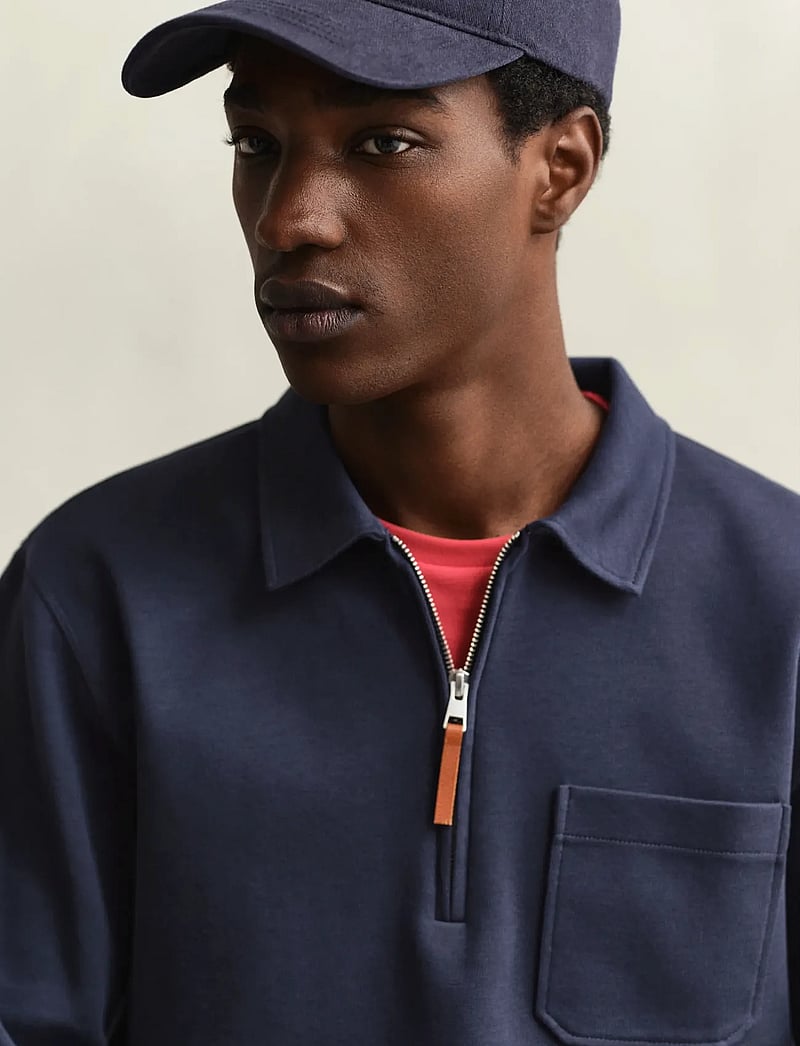 Gant - PONTE DI ROMA HALFZIP - halfzip strik - evening blue - 3