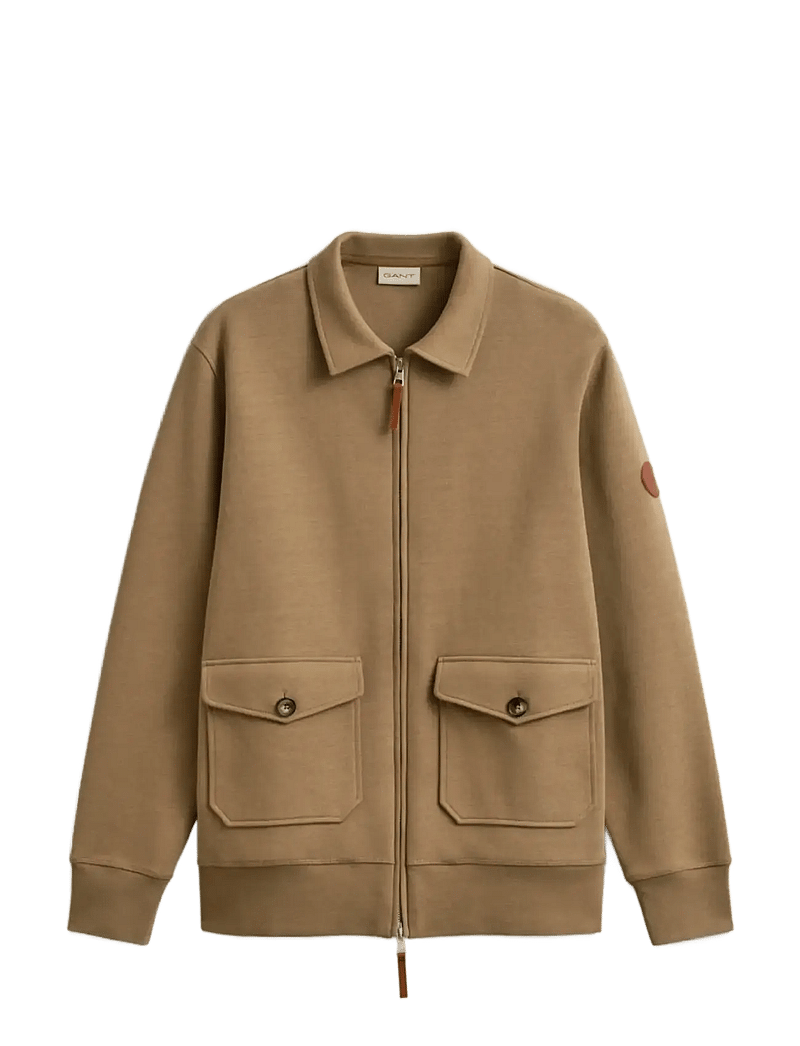 GANT - PONTE DI ROMA FZ - leichte jacken - warm khaki - 1