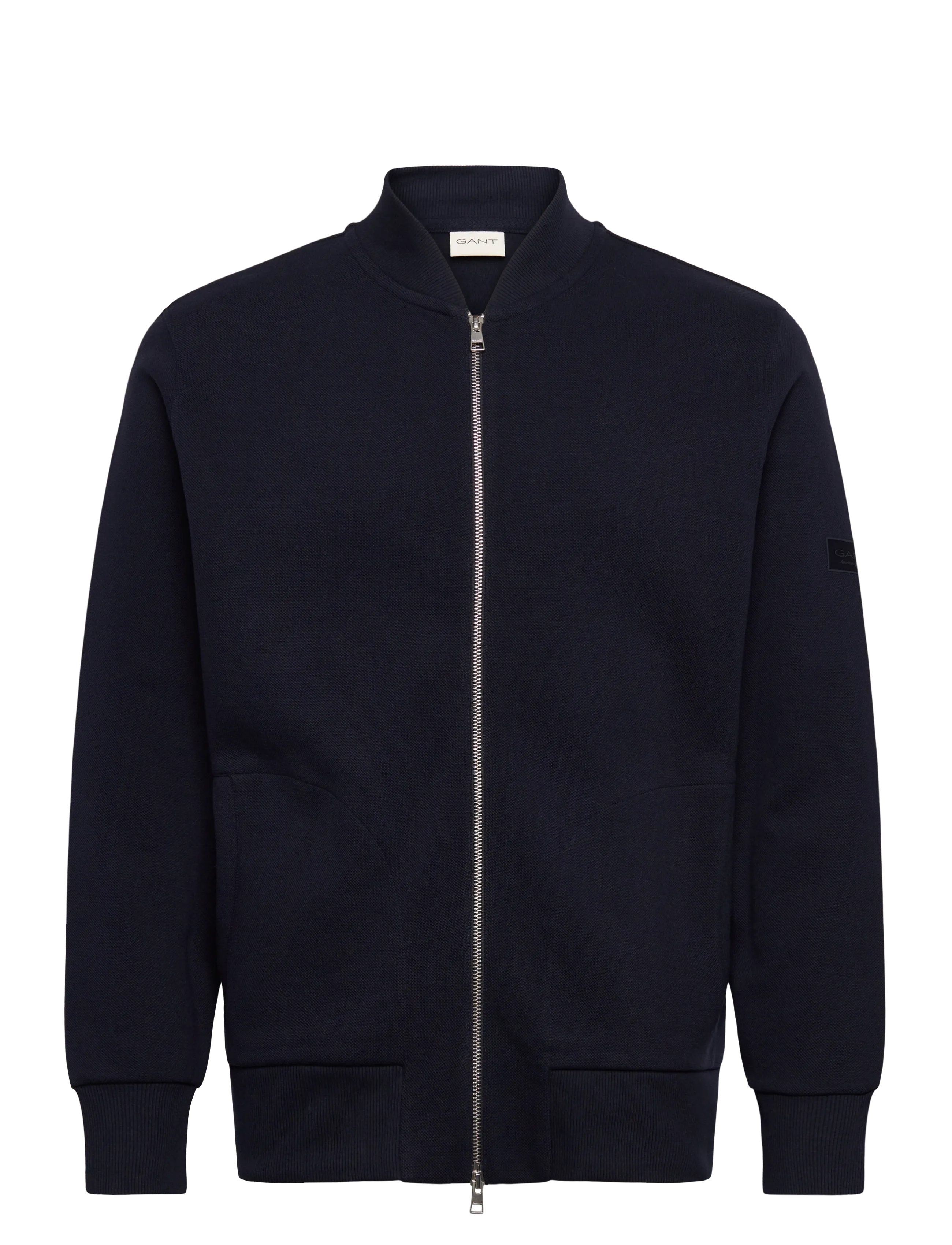 GANT MERCERISED TEXTURE BOMBER - Bomberjacken - EVENING BLUE / navy