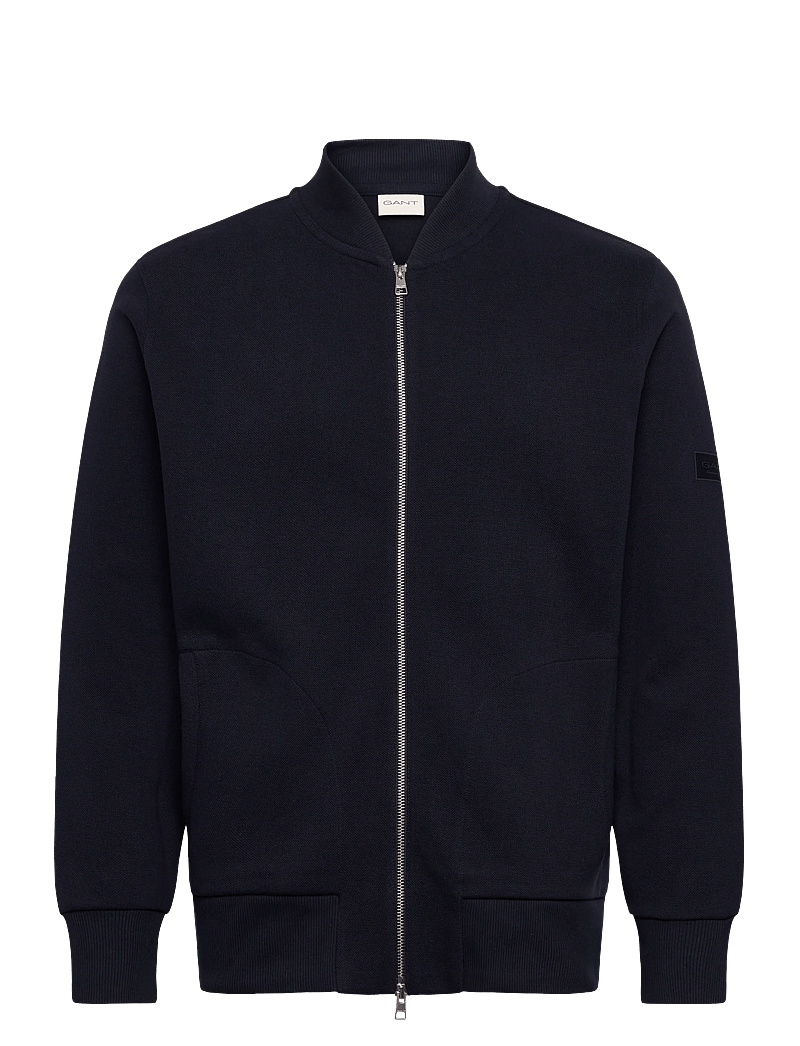 GANT - MERCERISED TEXTURE BOMBER - forårsjakker - evening blue - 0