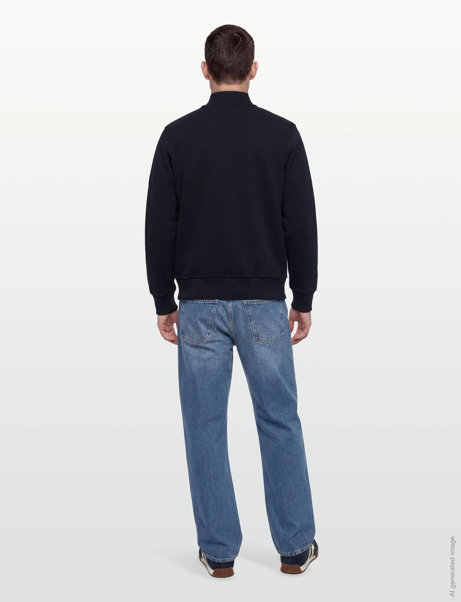 Gant - MERCERISED TEXTURE BOMBER - osta olukorra järgi - evening blue - 4