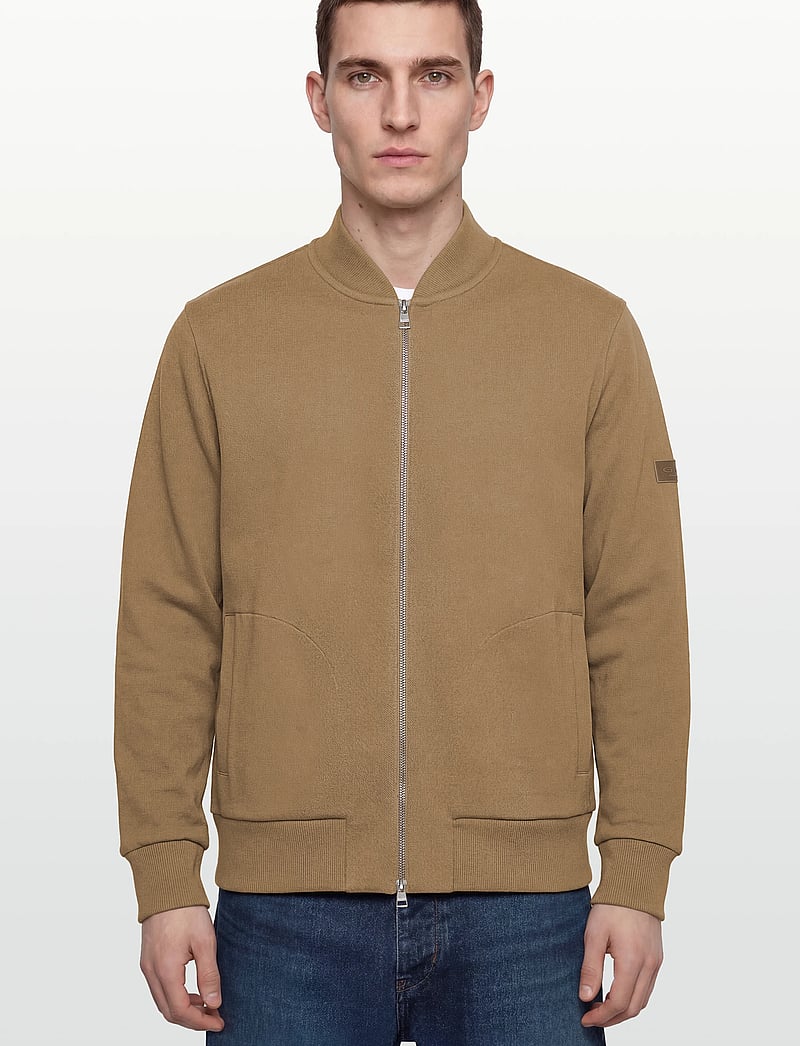 Gant - MERCERISED TEXTURE BOMBER - shop efter anledning - light taupe - 3