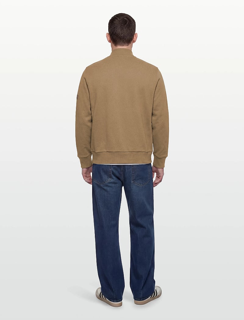 Gant - MERCERISED TEXTURE BOMBER - shop efter anledning - light taupe - 4