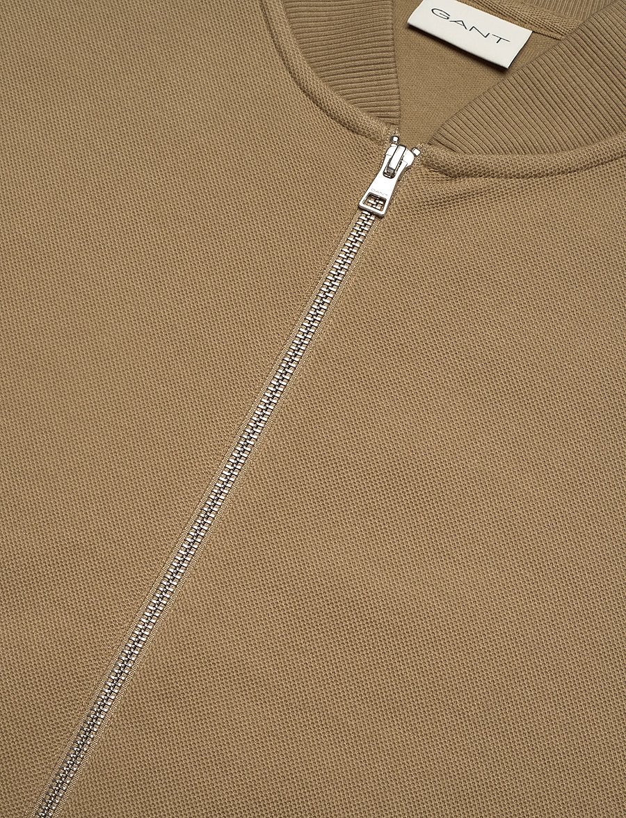 Gant - MERCERISED TEXTURE BOMBER - shop efter anledning - light taupe - 5