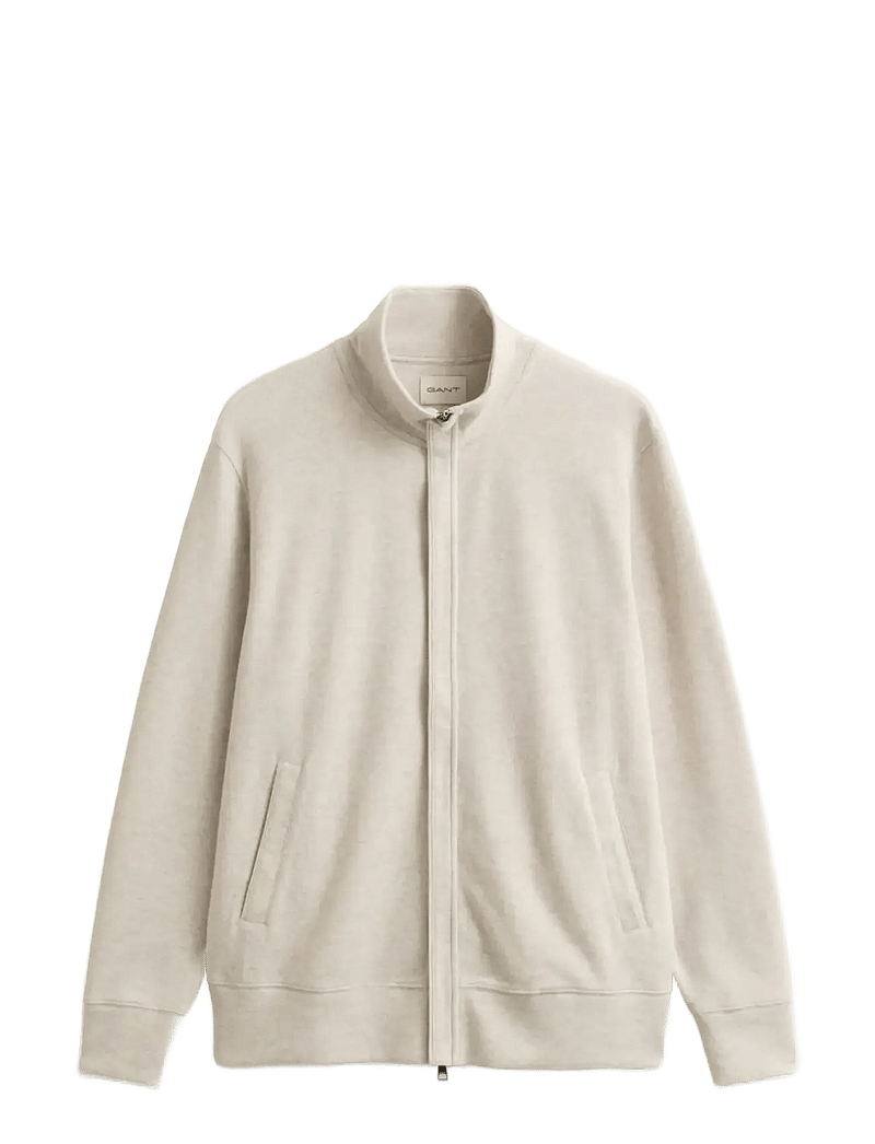 GANT - LIGHT SACKER RIB FZ - sportjacken - seed melange - 1