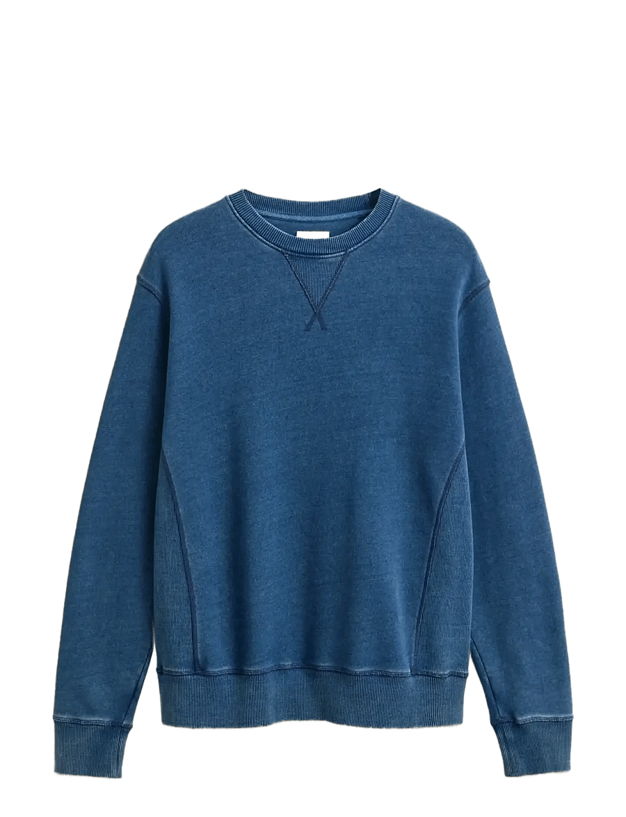 Gant - INDIGO C-NECK SWEAT - dressipluusid - indigo - 0