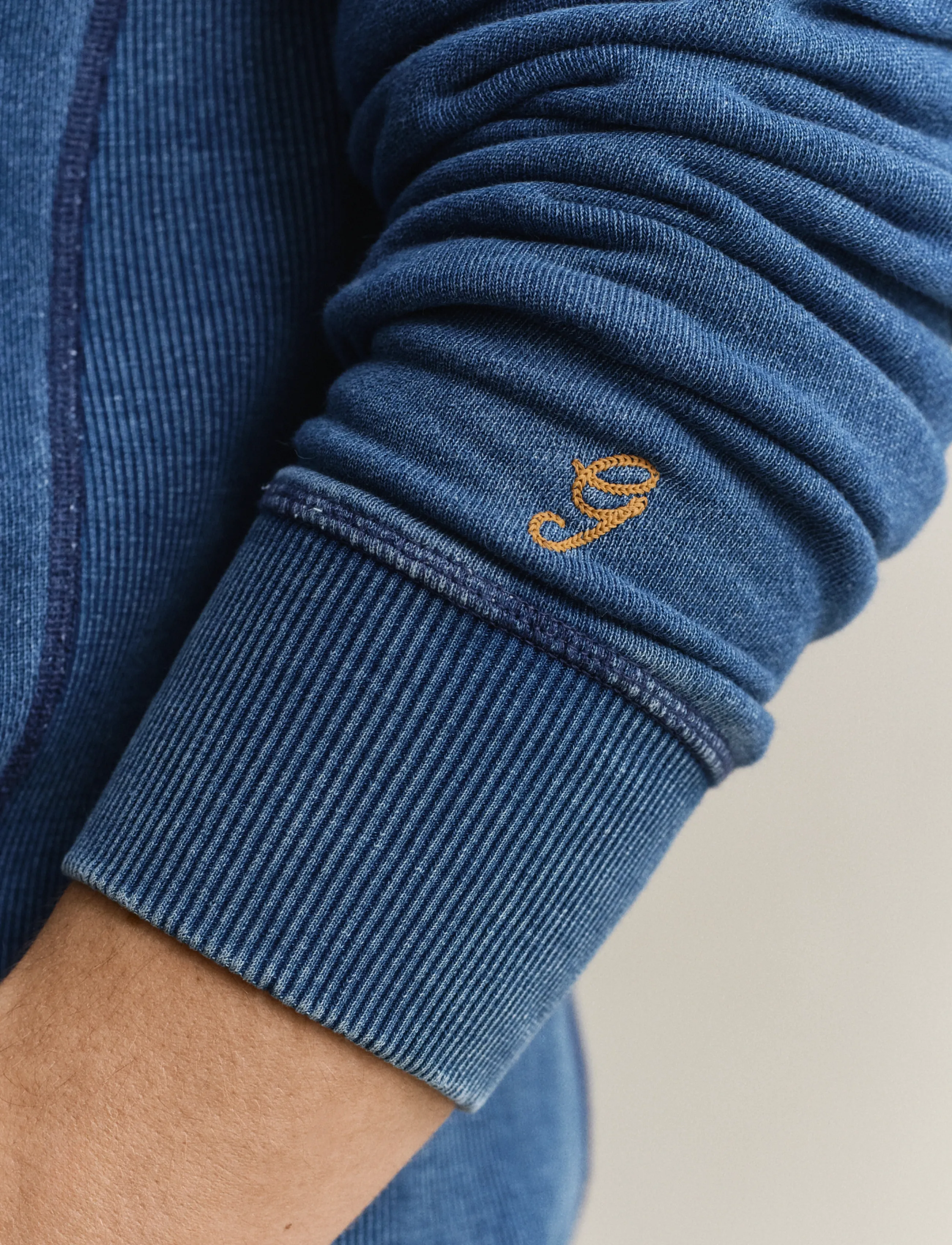 Gant - INDIGO C-NECK SWEAT - collegepaidat - indigo - 4