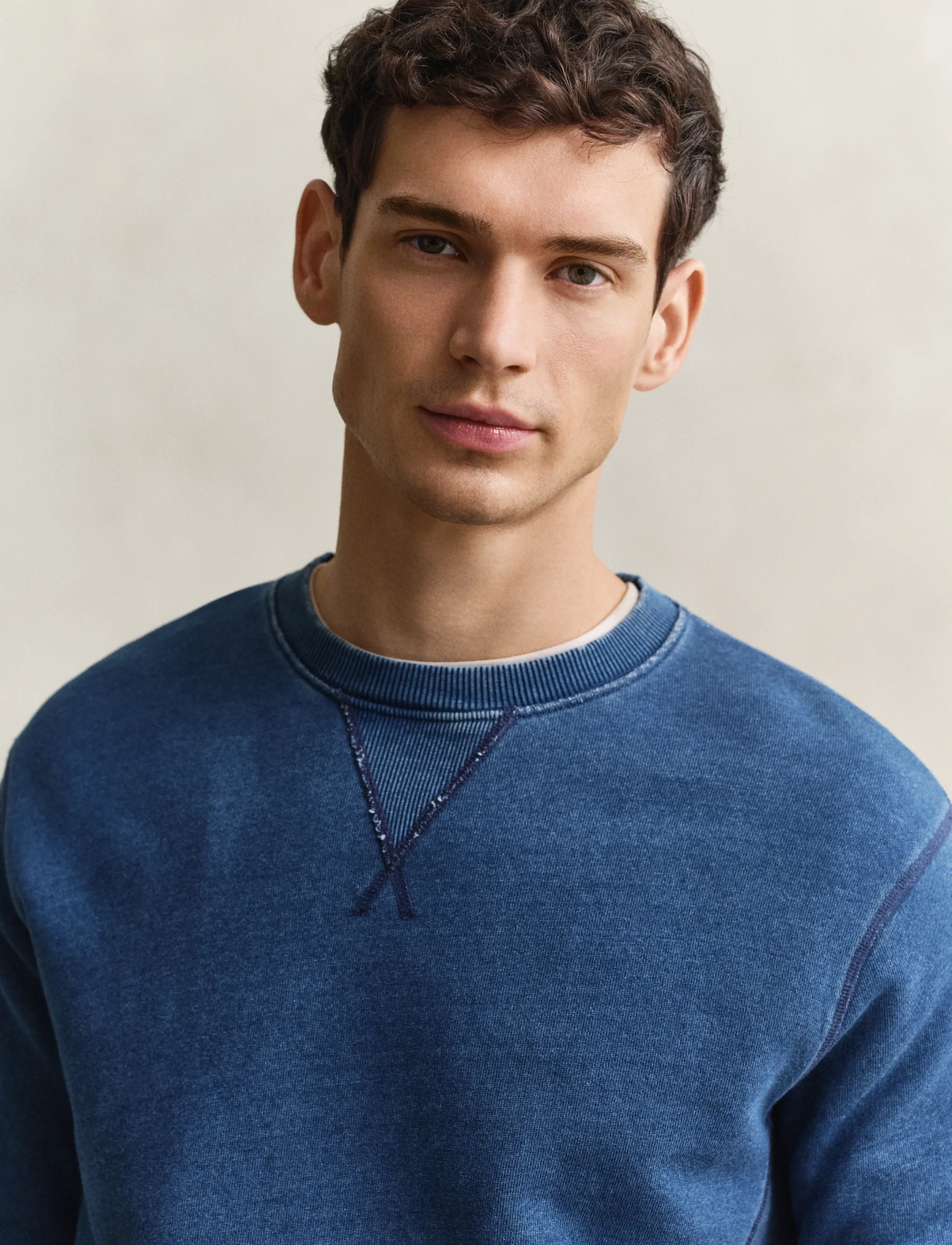 Gant - INDIGO C-NECK SWEAT - collegepaidat - indigo - 5