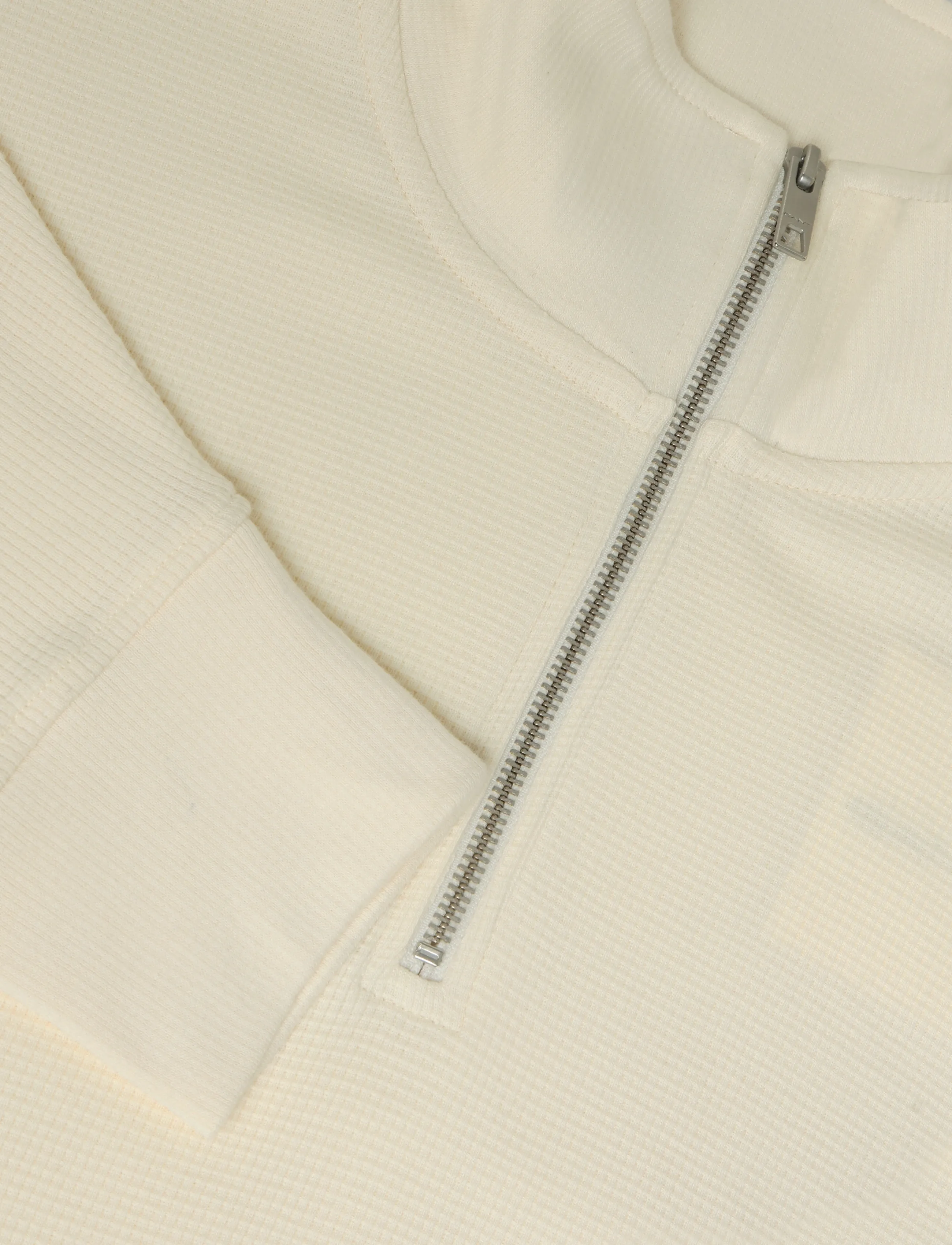 Gant - MICRO TEXTURE HALF-ZIP - cream - 2